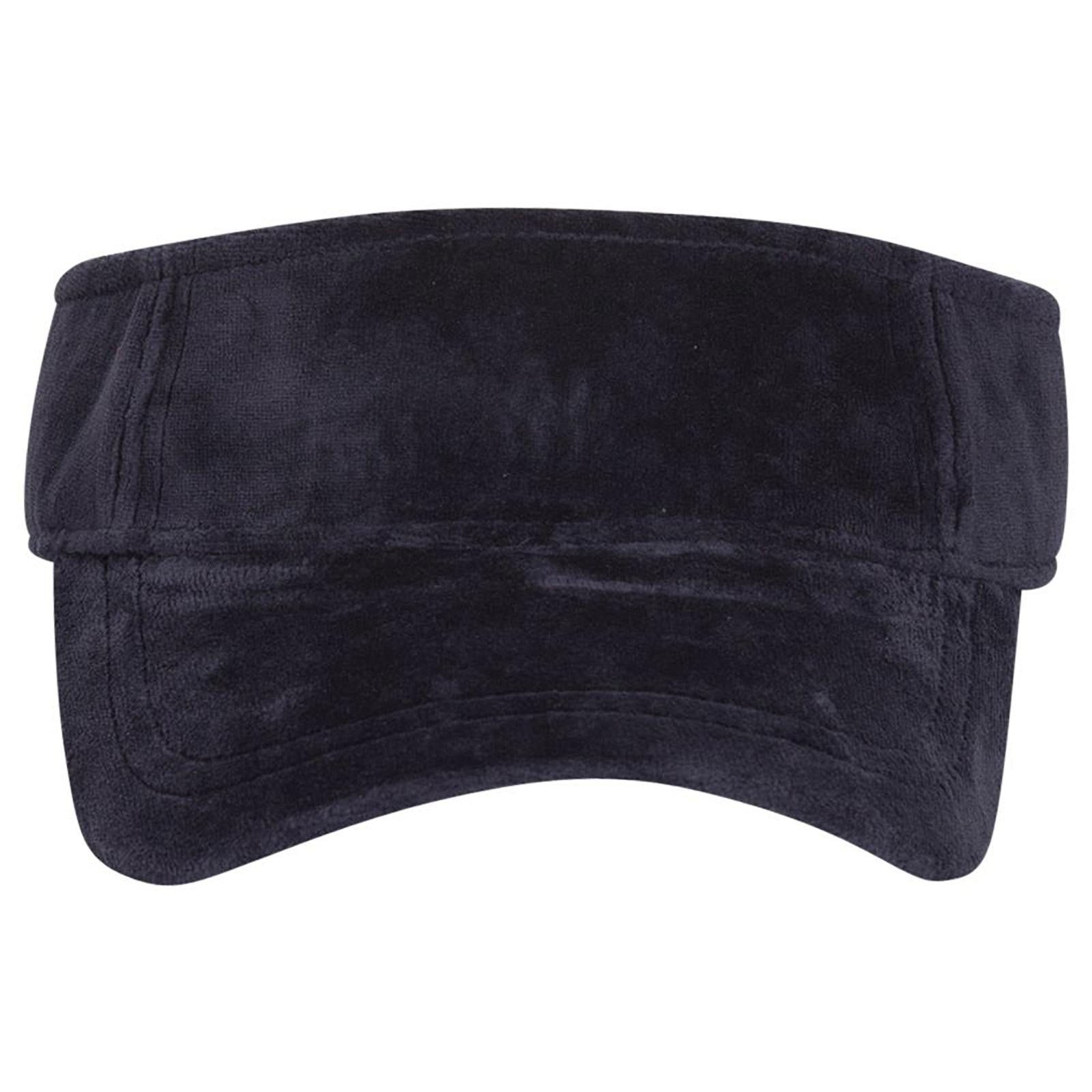 Front View of 004 - Navy OTTO CAP Sun Visor