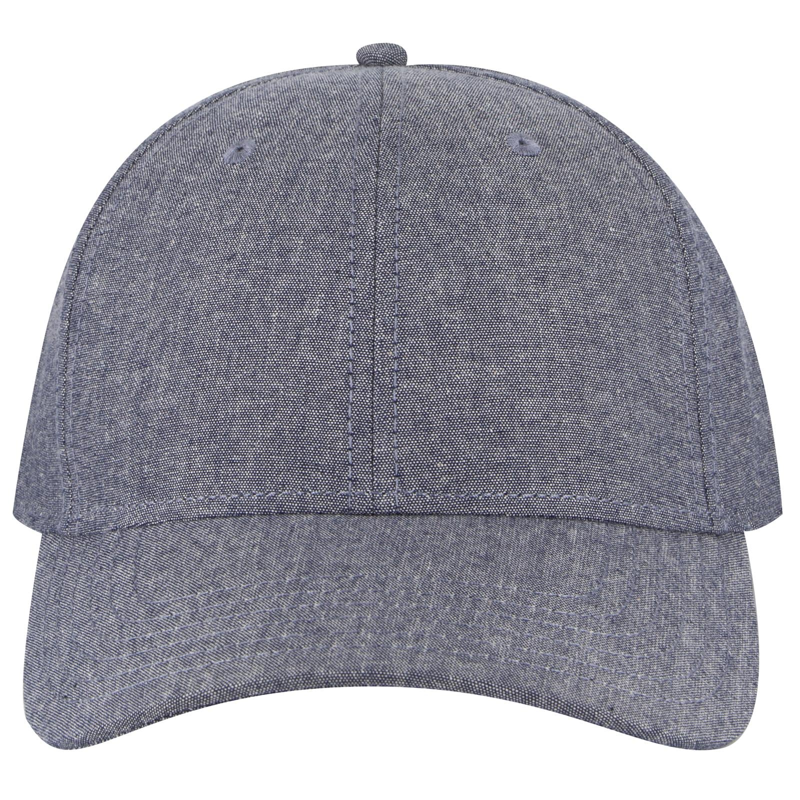 Right View of 004A - Navy OTTO CAP 6 Panel Low Profile Baseball Cap
