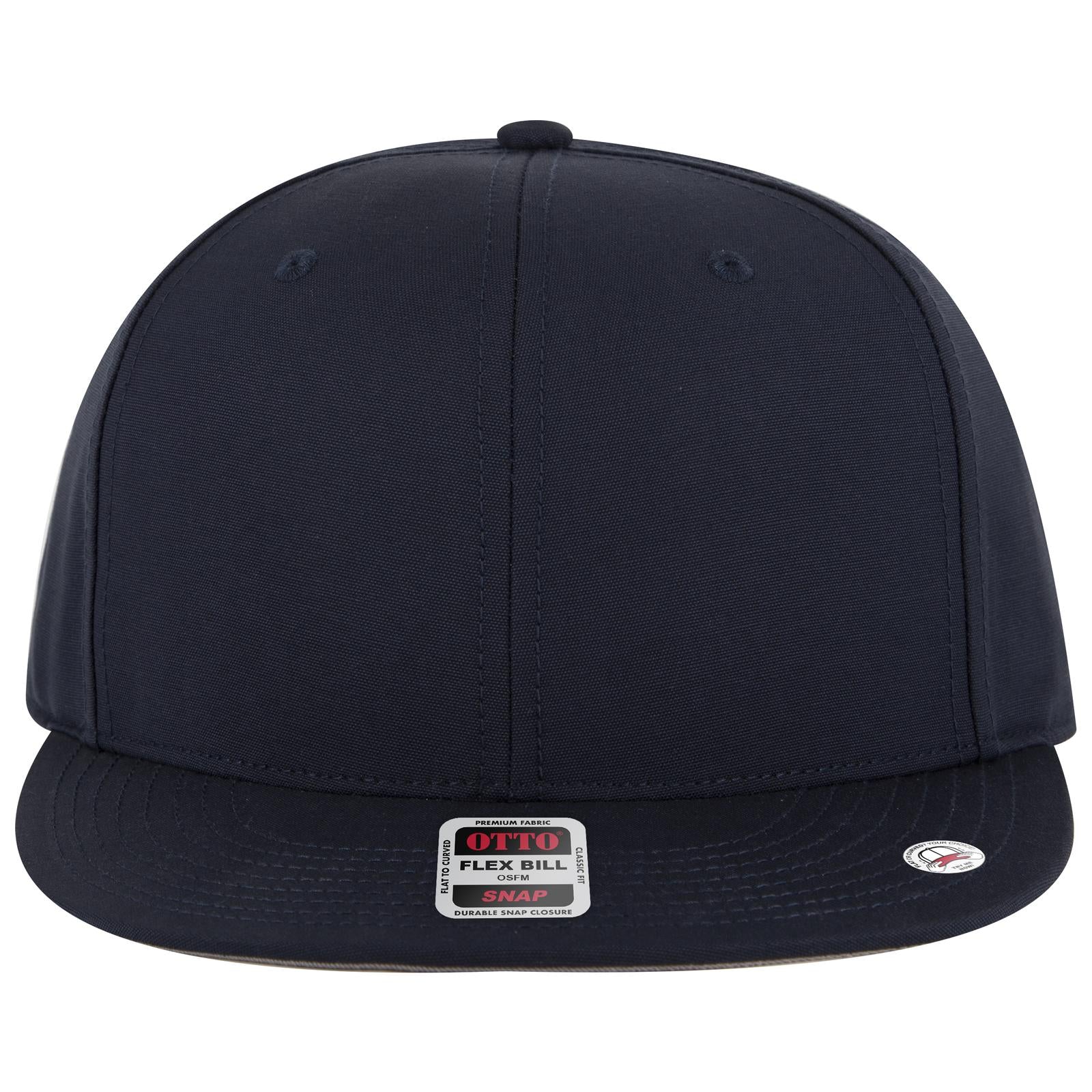 Right View of 004C - Navy OTTO CAP "OTTO SNAP" 6 Panel Pro Style Snapback Hat