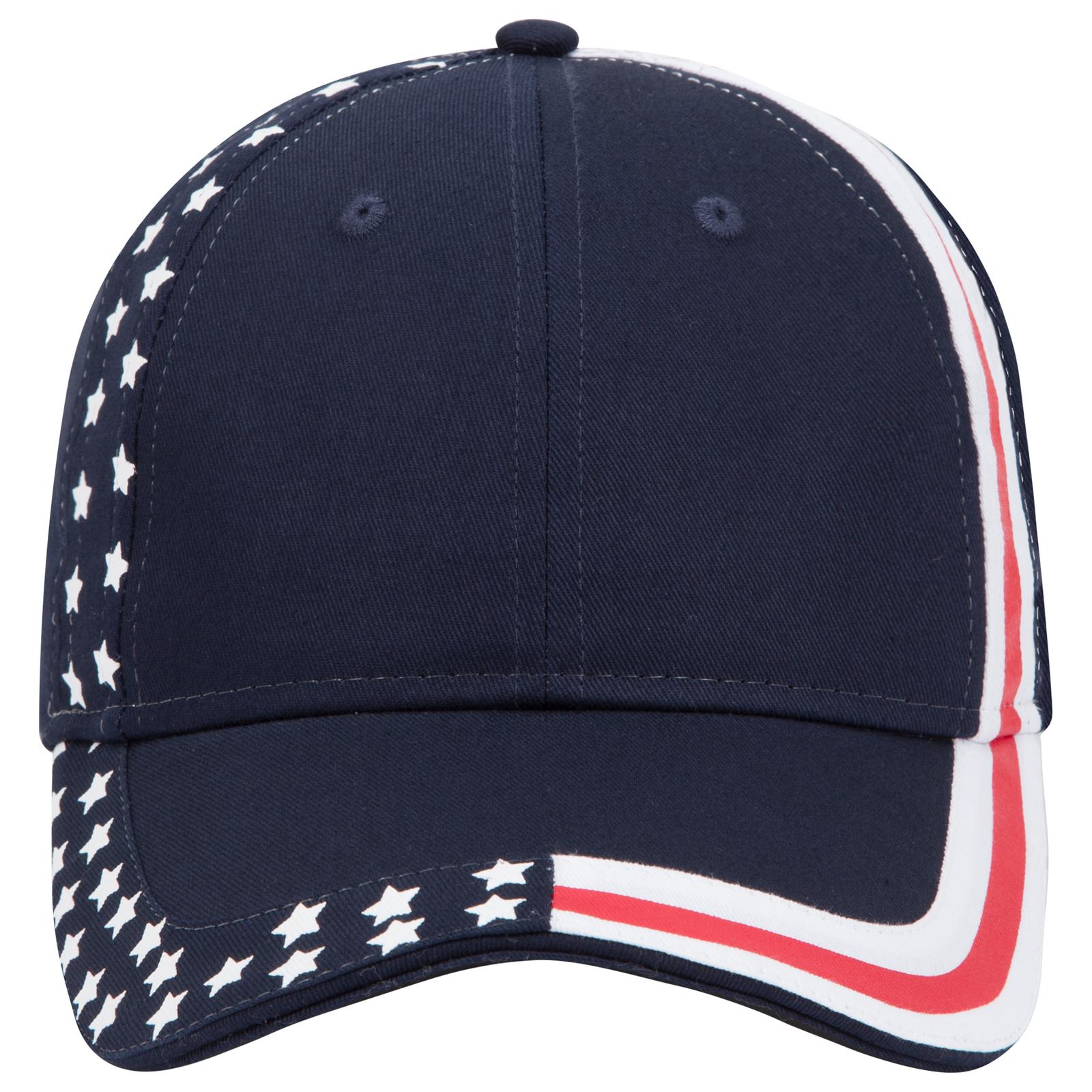 Right View of 004D - Deep Navy OTTO CAP 6 Panel Low Profile Baseball Cap