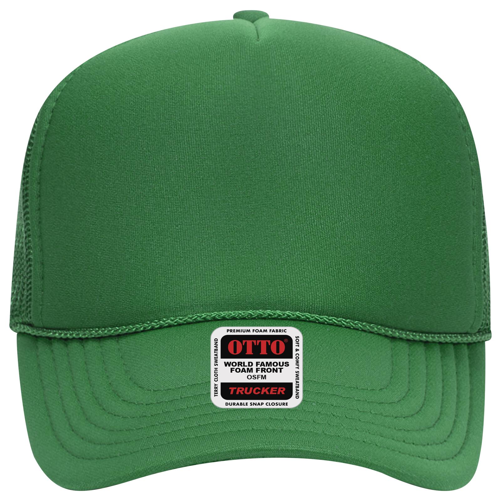 Right View of 005 - Kelly OTTO CAP 5 Panel Mid Profile Mesh Back Trucker Hat