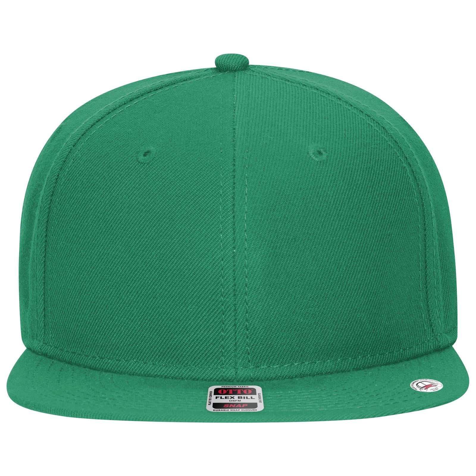 Right View of 005 - Kelly OTTO CAP "OTTO SNAP" 6 Panel Pro Style Snapback Hat