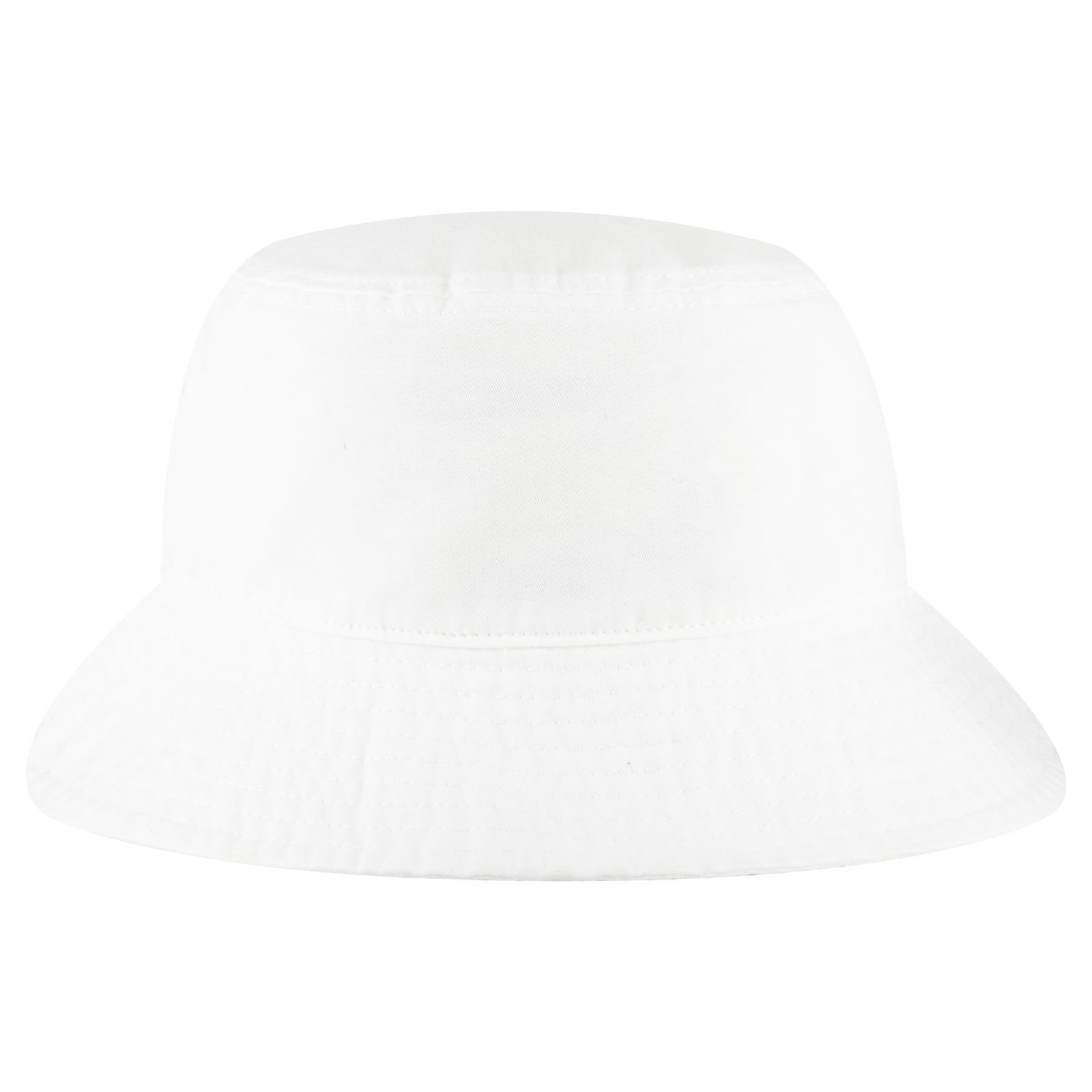 Front View of 016 - White OTTO CAP Bucket Hat