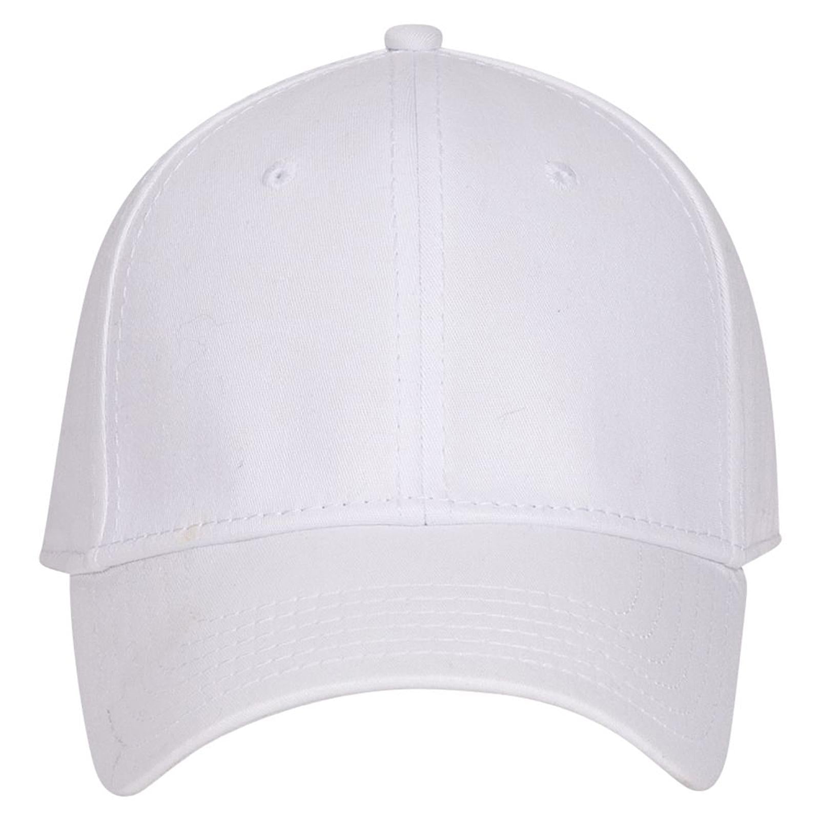Right View of 016 - White OTTO CAP "OTTO A-FLEX" Fitted 6 Panel Low Profile Baseball Cap