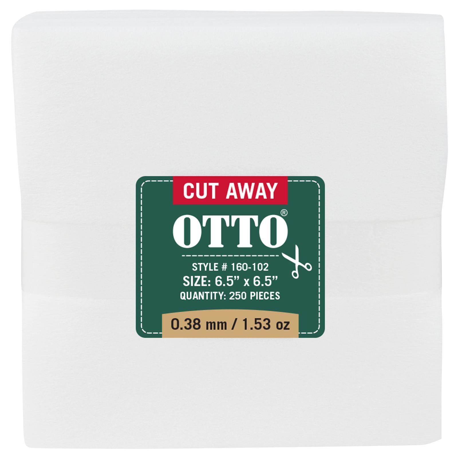 Front View of 016 - White OTTO Embroidery Stabilizer Backing Cut Away Sheets