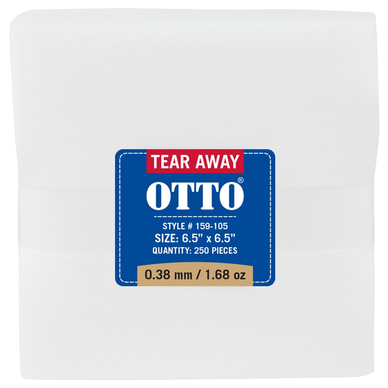 Front View of 016 - White OTTO Embroidery Stabilizer Backing Tear Away Sheets