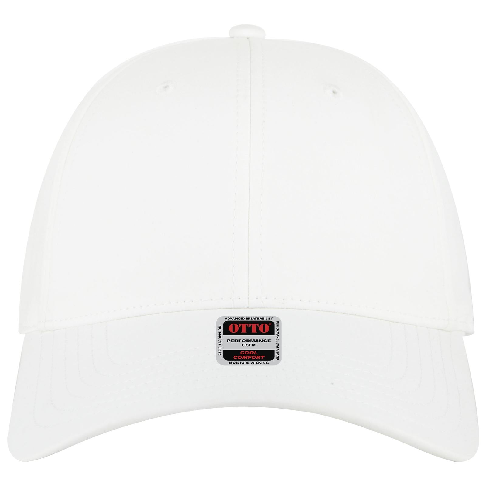 Right View of 016B - Wht OTTO CAP 6 Panel Low Profile Baseball Cap