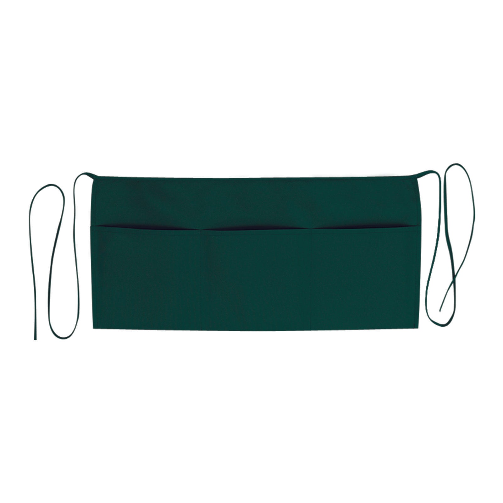 Front View of 017 - Dk. Green OTTO 3 Pocket Waist Apron