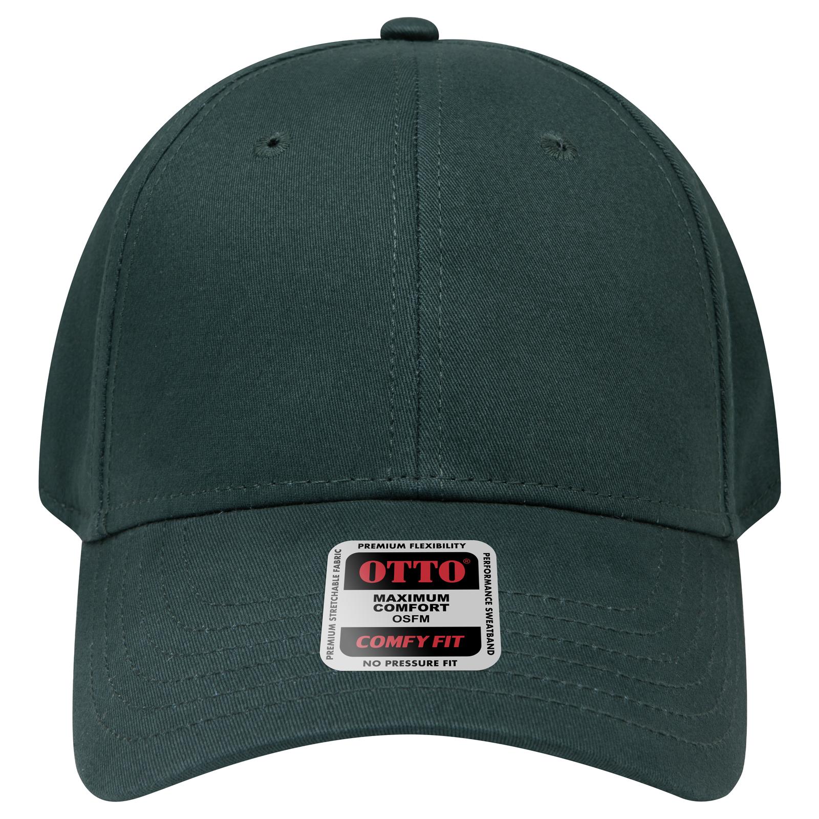 Right View of 017 - Dk. Green OTTO CAP "OTTO COMFY FIT" 6 Panel Low Profile Baseball Cap