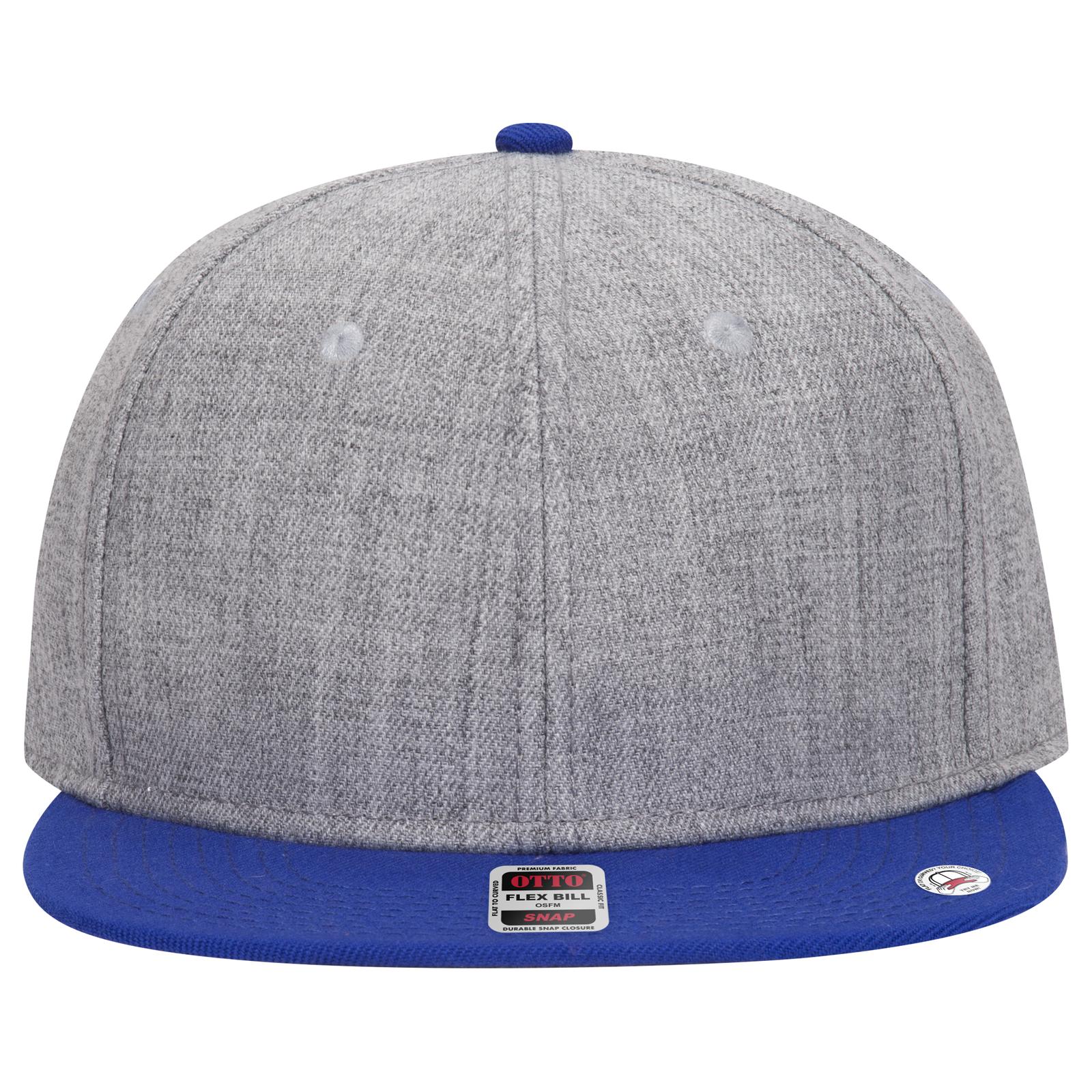 Right View of 017474 - Ryl/H.Gry/H.Gry OTTO CAP "OTTO SNAP" 6 Panel Pro Style Snapback Hat