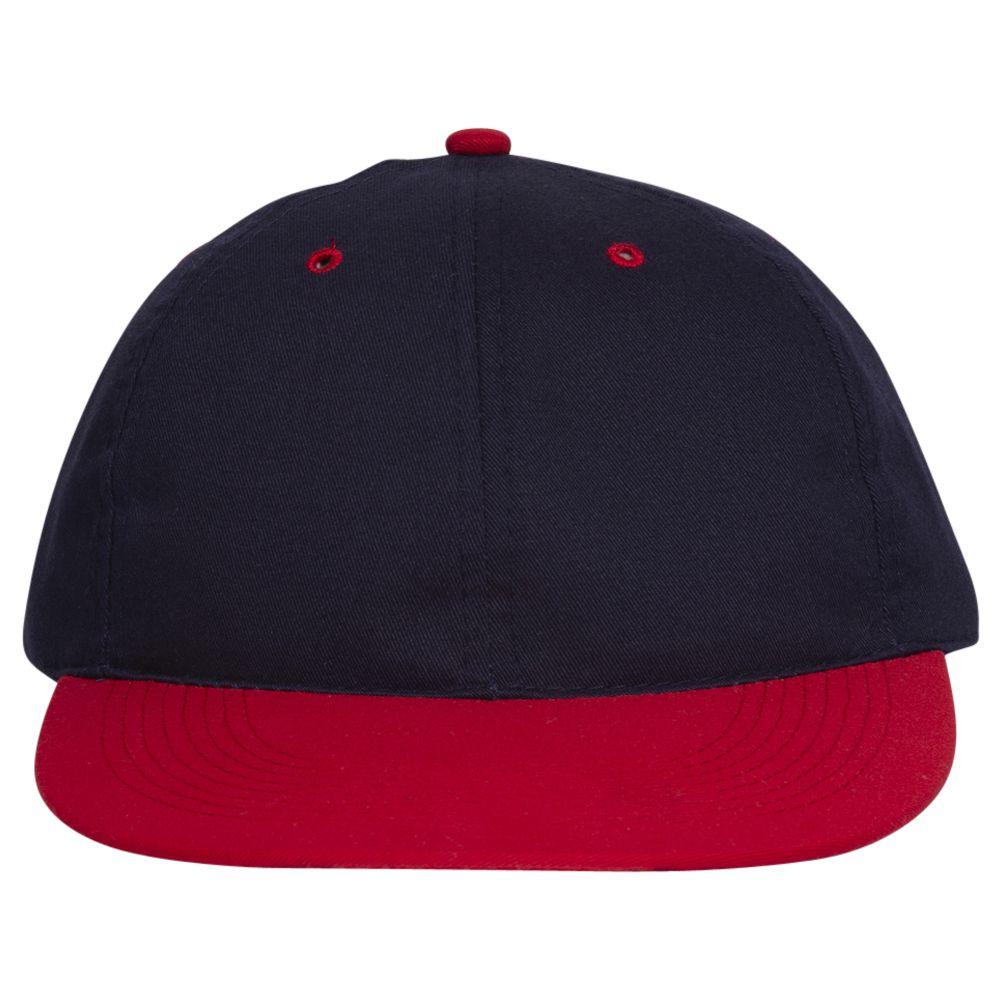 Right View of 0204 - Red/Nvy OTTO CAP 6 Panel Low Profile Baseball Cap