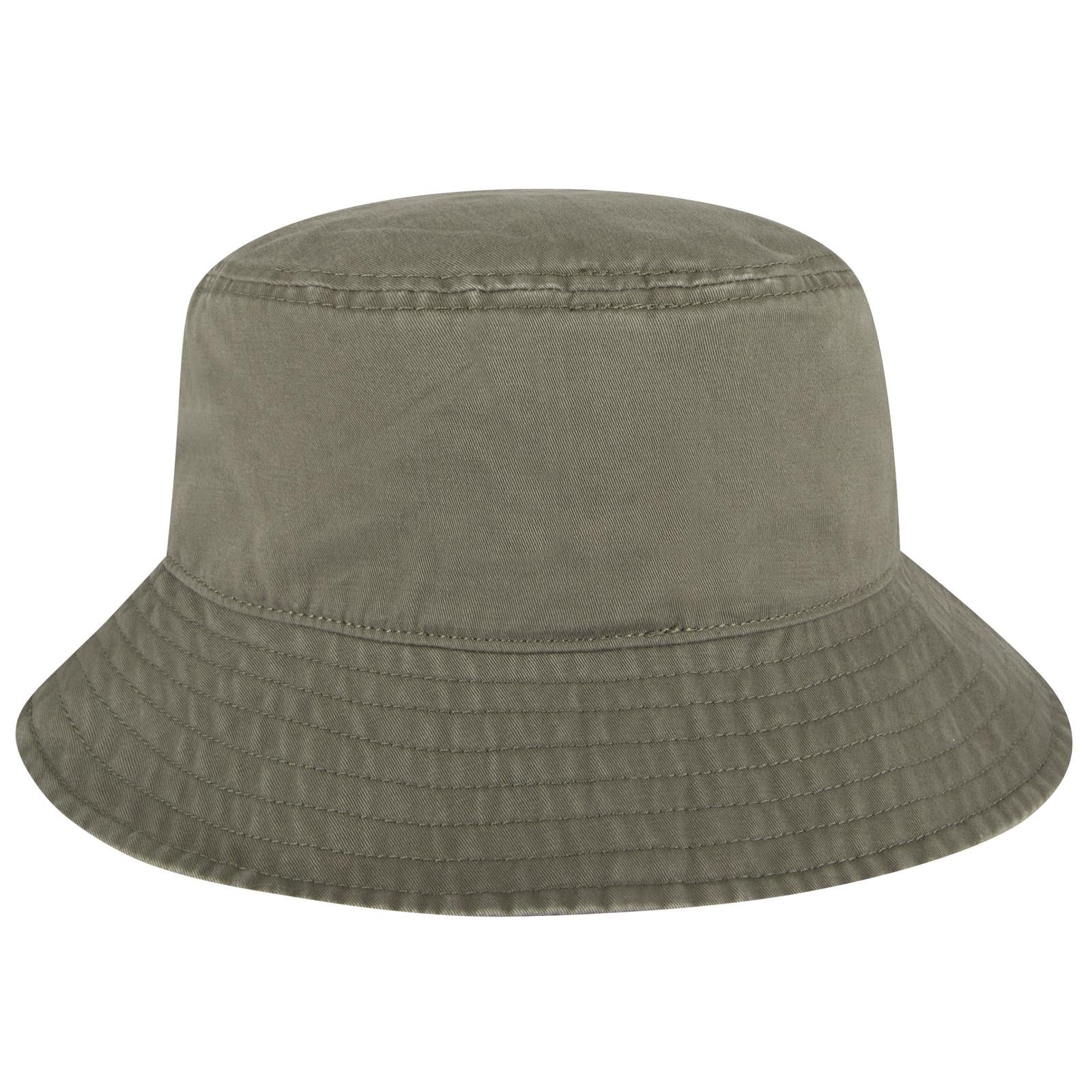 Front View of 021 - Ol. Green OTTO CAP Bucket Hat