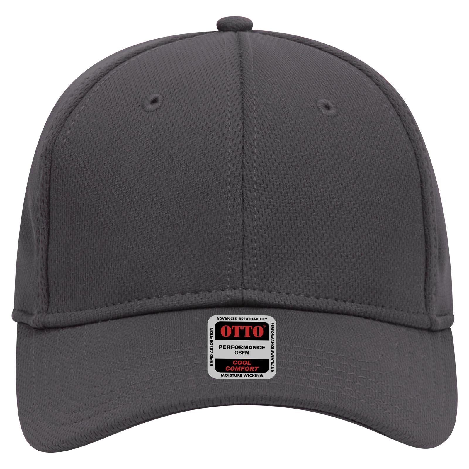 Right View of 025 - Char. Gray OTTO CAP 6 Panel Low Profile Baseball Cap