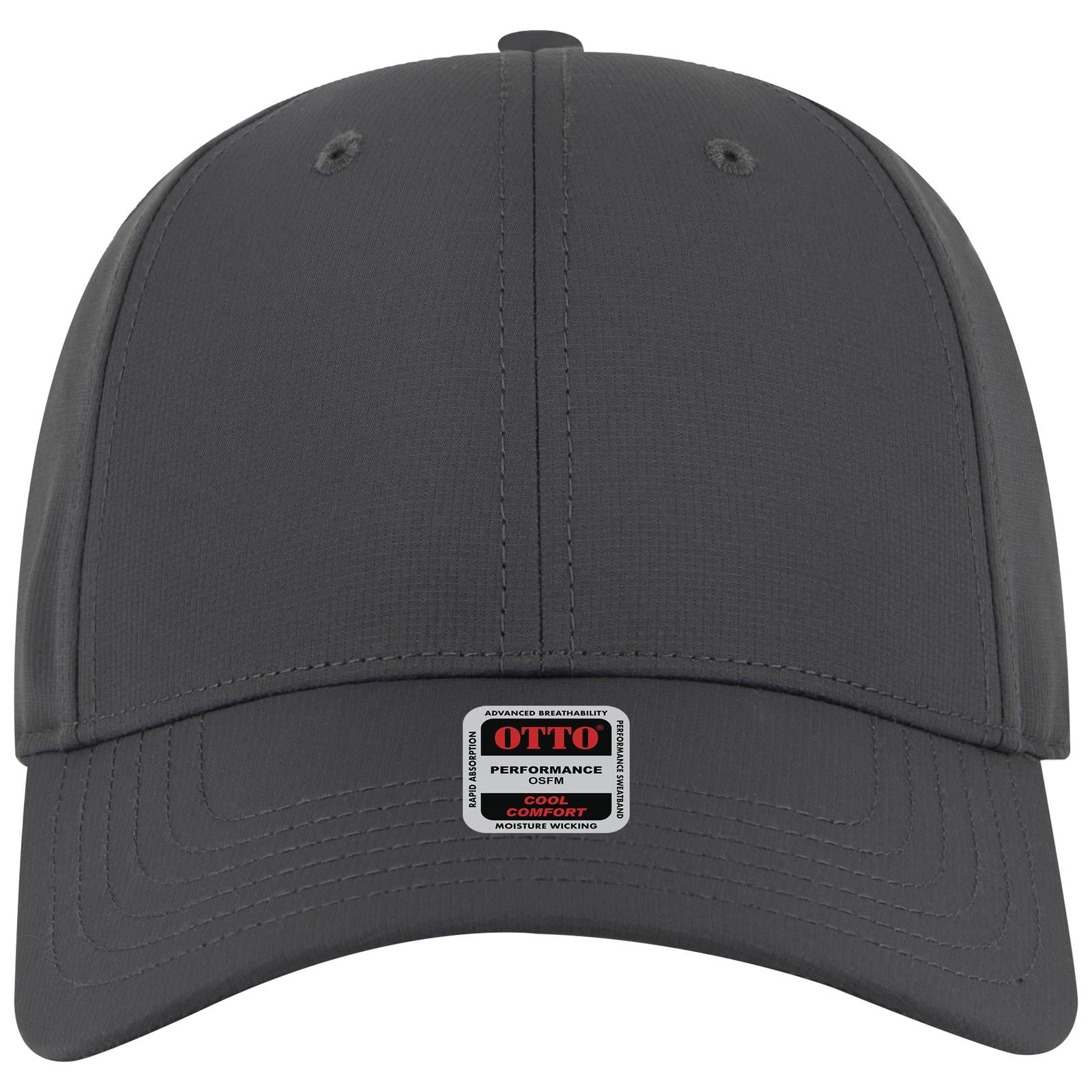 Right View of 025 - Char. Gray OTTO CAP 6 Panel Low Profile Baseball Cap
