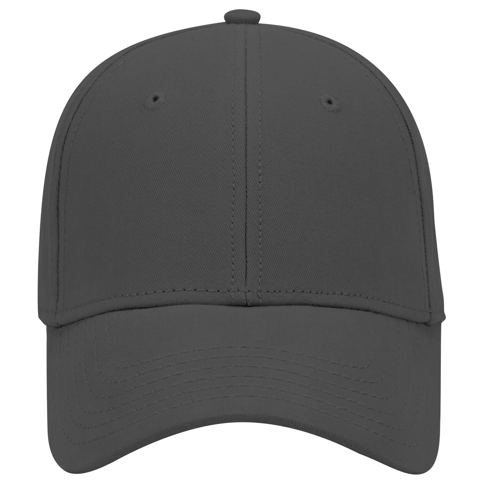 Right View of 025 - Char. Gray OTTO CAP 6 Panel Low Profile Baseball Cap