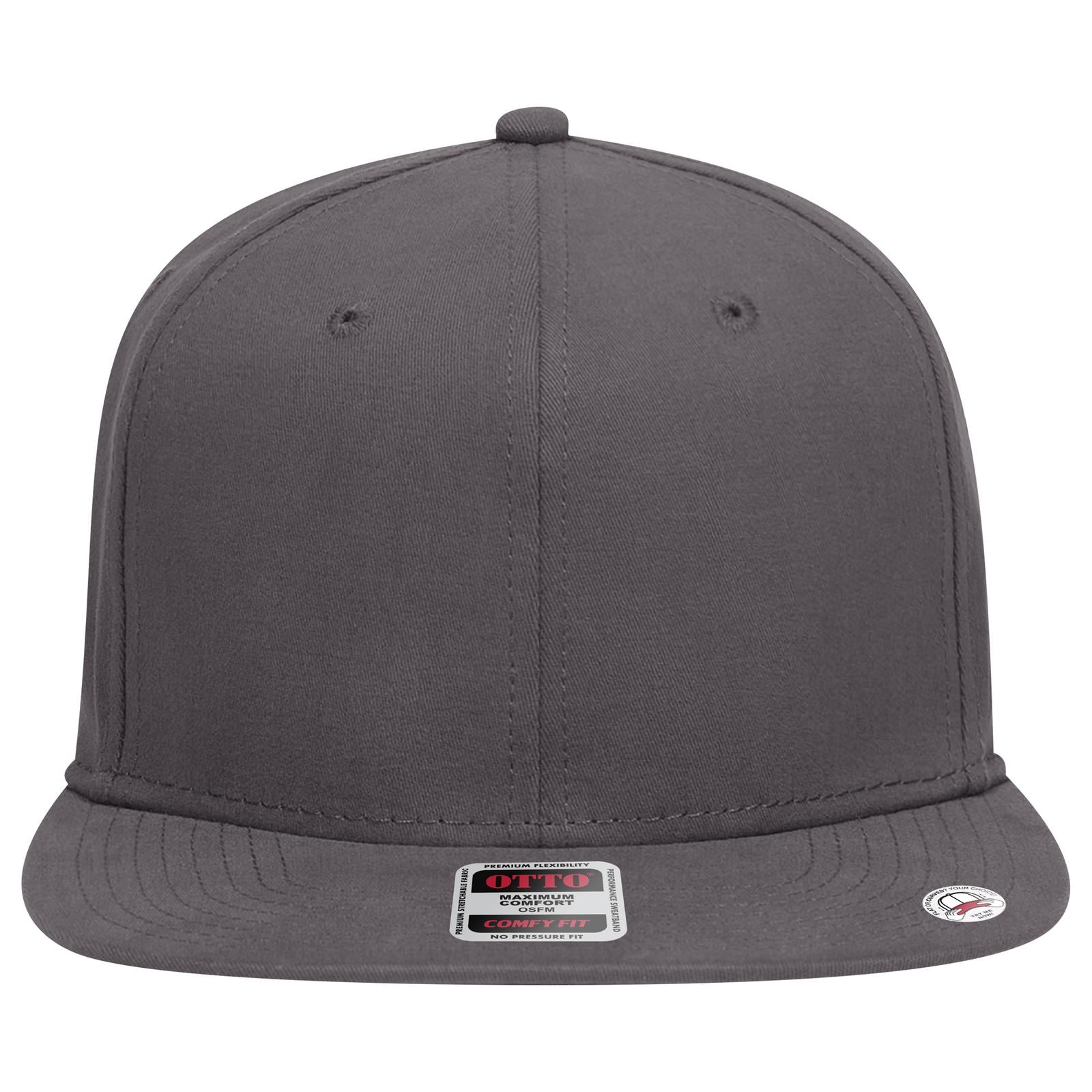 Right View of 025 - Char. Gray OTTO CAP "OTTO COMFY FIT" 6 Panel Pro Style Snapback Hat