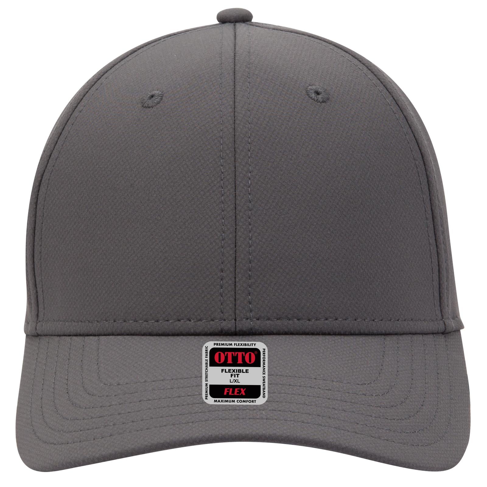 Right View of 025 - Char. Gray OTTO CAP "OTTO FLEX" Fitted UPF 50+ 6 Panel Low Profile Baseball Cap