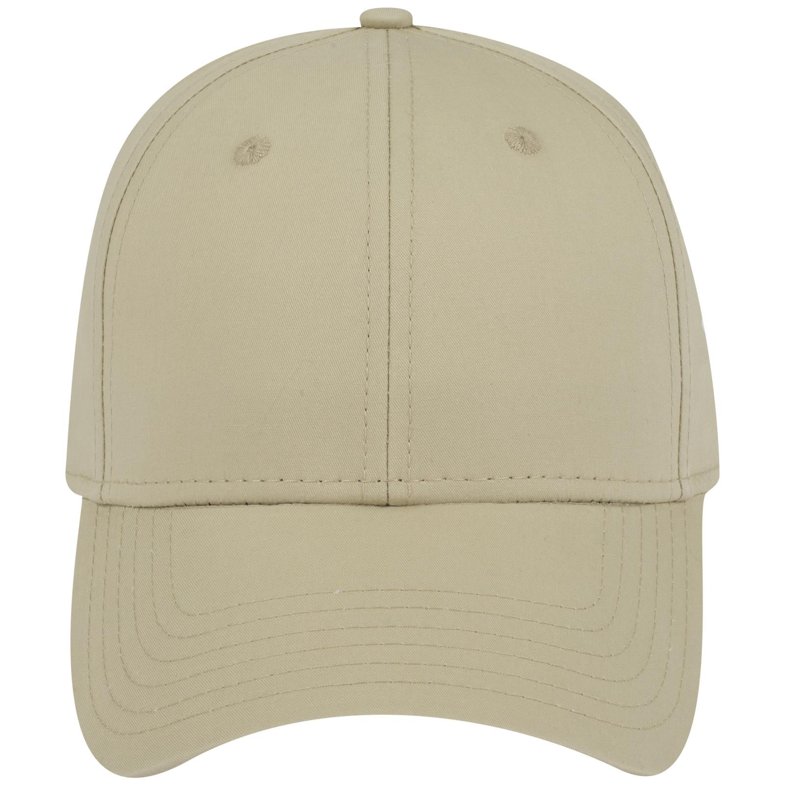 Right View of 032 - Khaki OTTO CAP 6 Panel Low Profile Baseball Cap