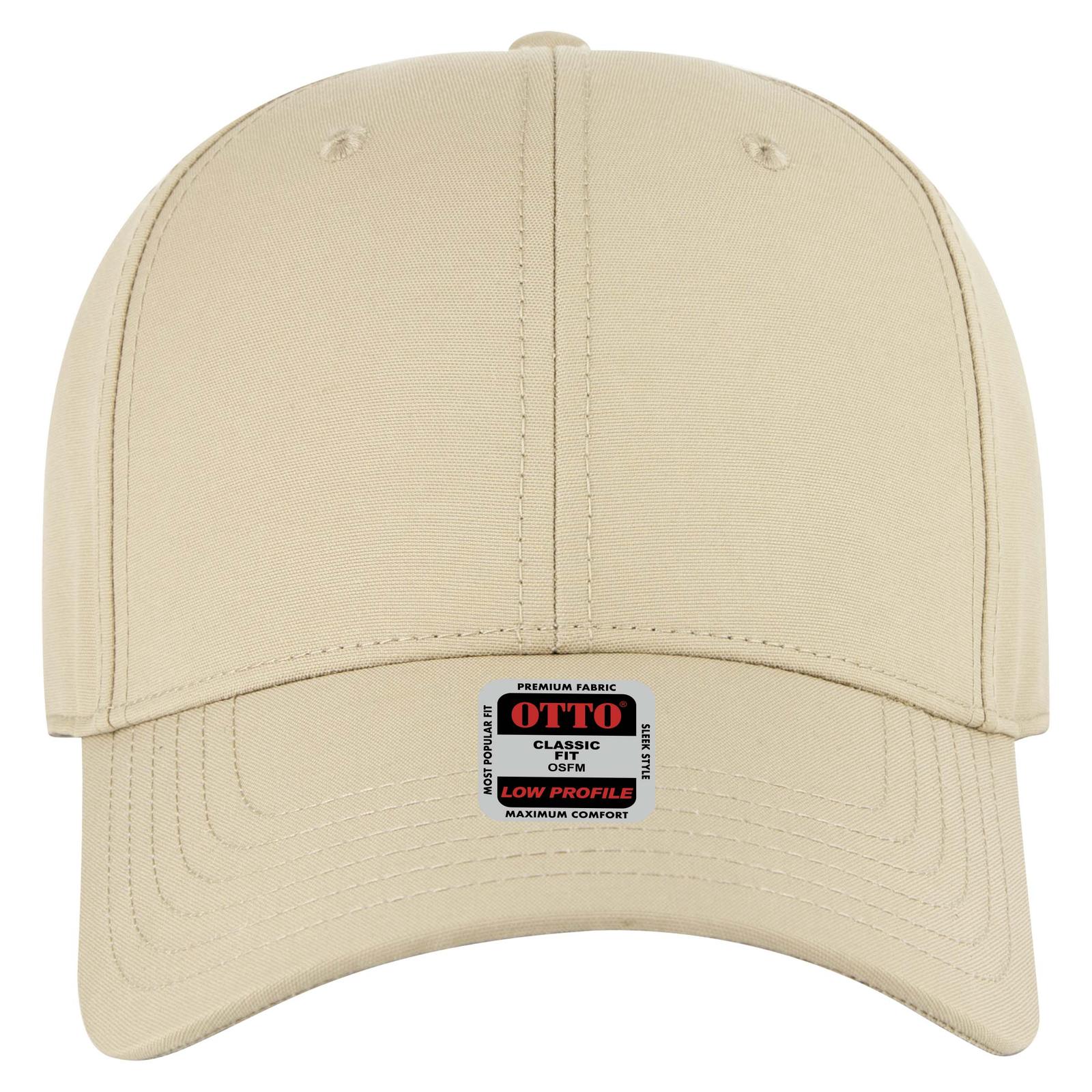 Right View of 032B - Khk OTTO CAP 6 Panel Low Profile Baseball Cap