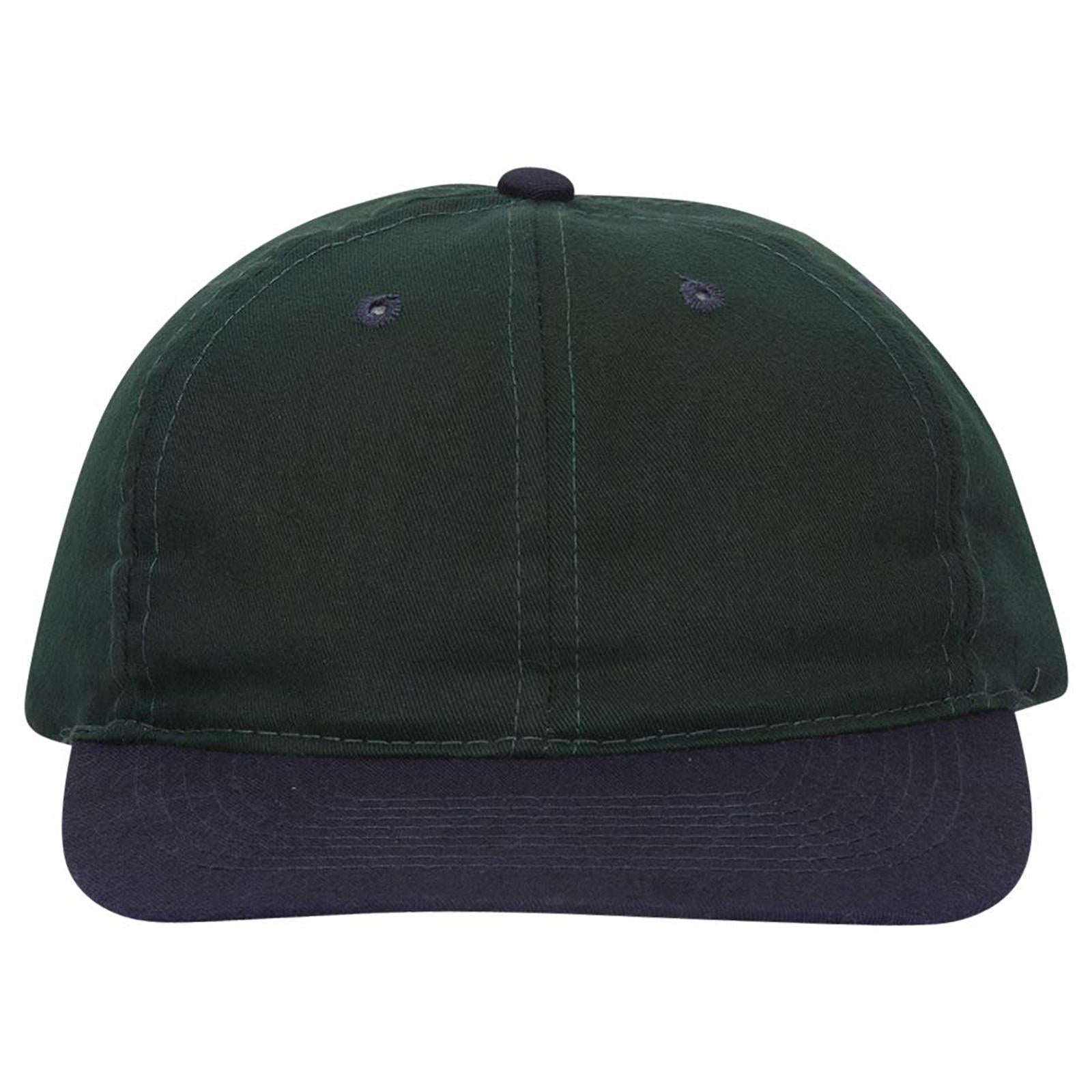 Right View of 0417 - Nvy/Dk.Grn OTTO CAP 6 Panel Low Profile Baseball Cap