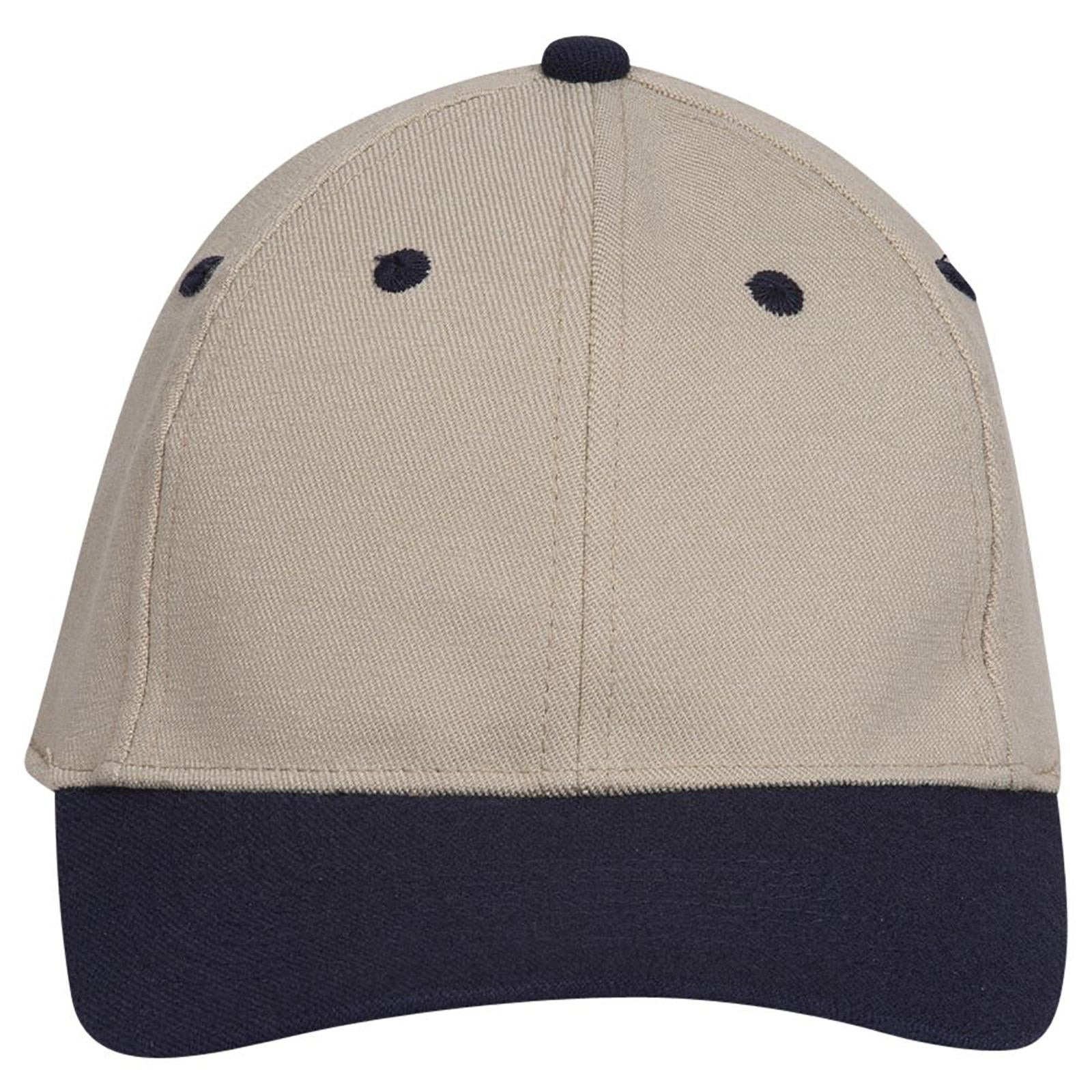 Right View of 0432 - Nvy/Kha OTTO CAP "OTTO FLEX" Fitted 6 Panel Low Profile Baseball Cap