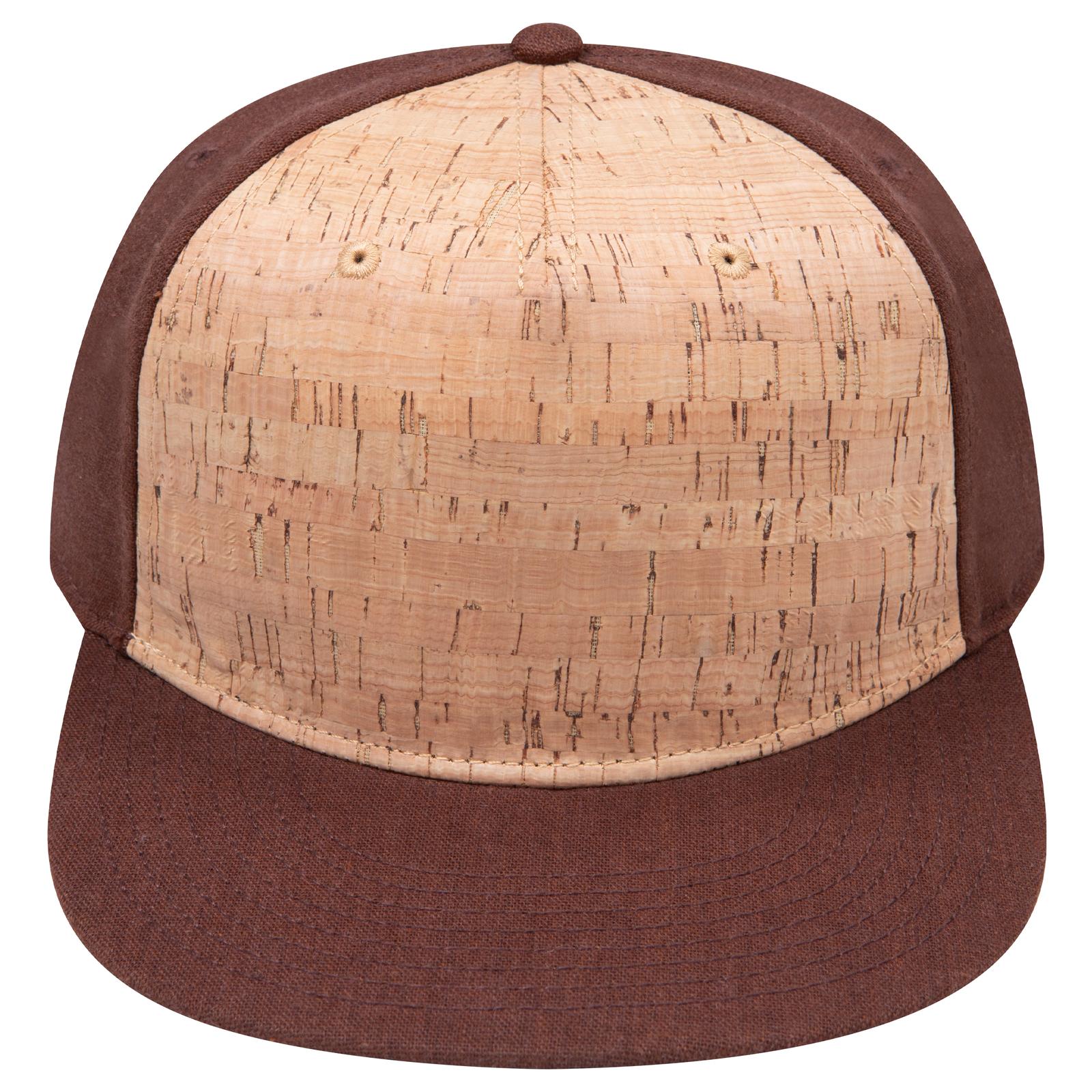Right View of 0711207 - Brn/Crk/Brn OTTO CAP "OTTO SNAP" 5 Panel Pro Style Snapback Hat