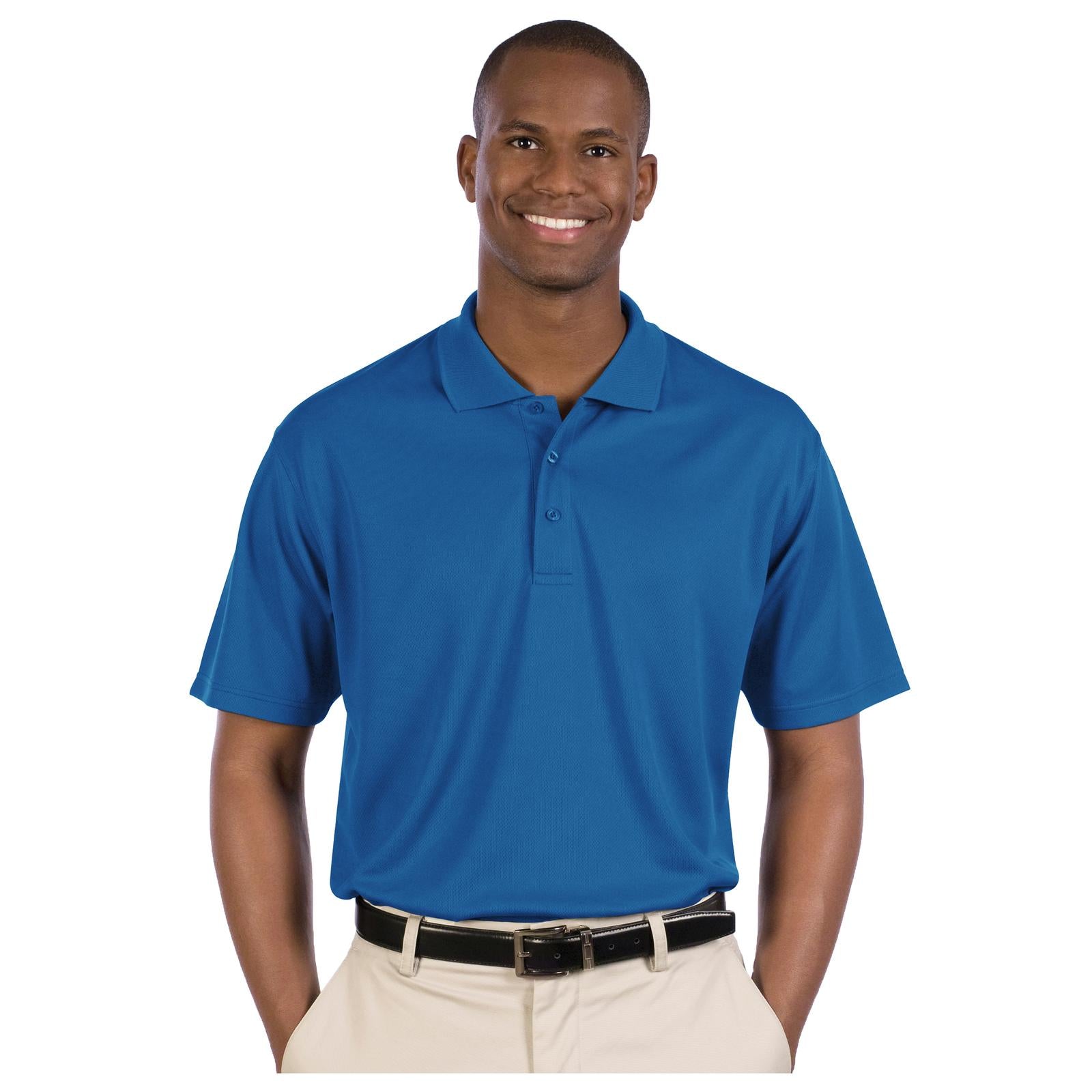 Front View of 073 - Lt. Royal OTTO Men's Performance Sport Shirt