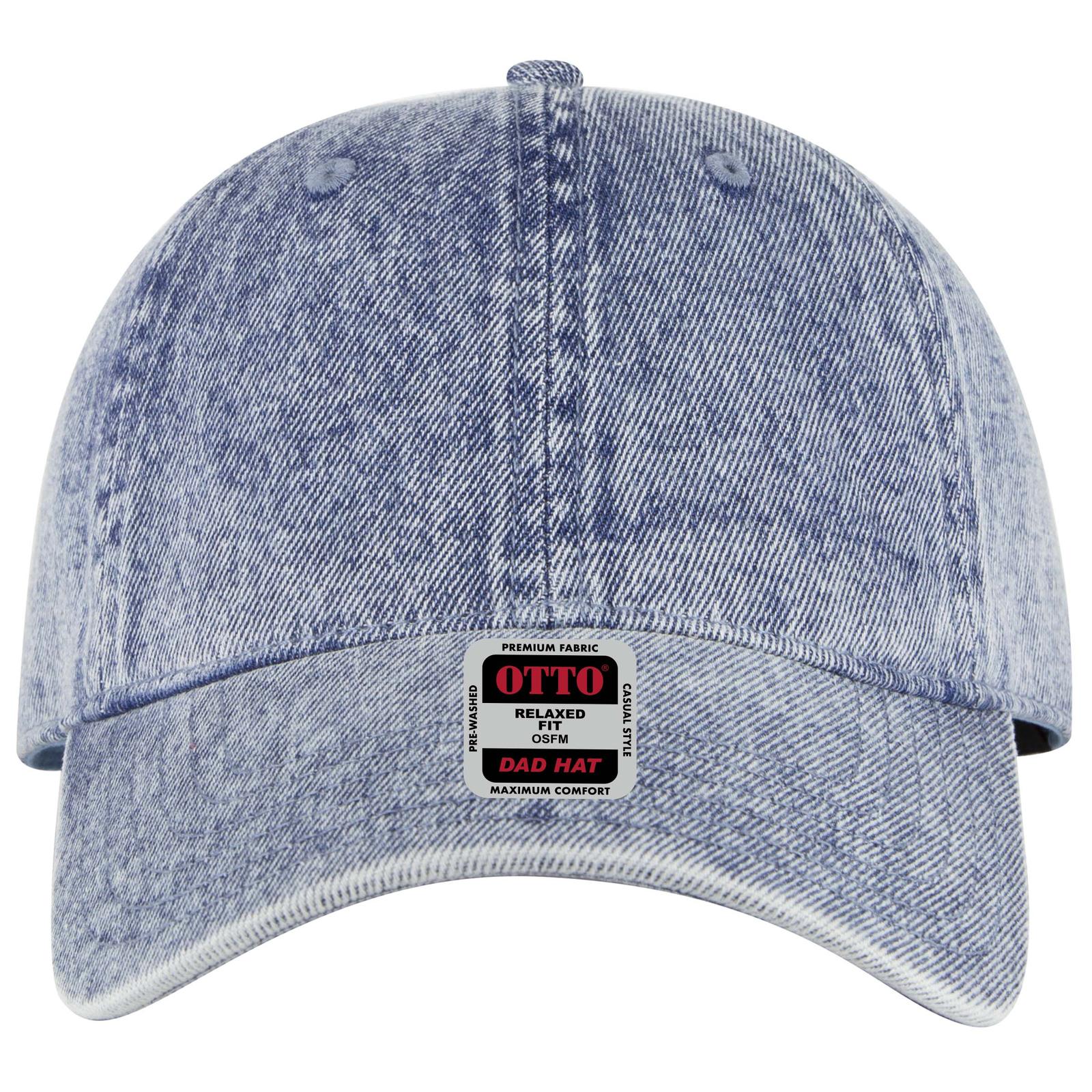 Right View of 075 - Lt. Blue OTTO CAP 6 Panel Low Profile Dad Hat