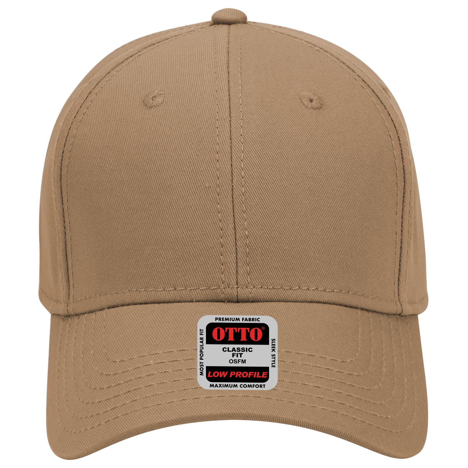 Right View of 084 - Coyote Brown OTTO CAP 6 Panel Low Profile Baseball Cap