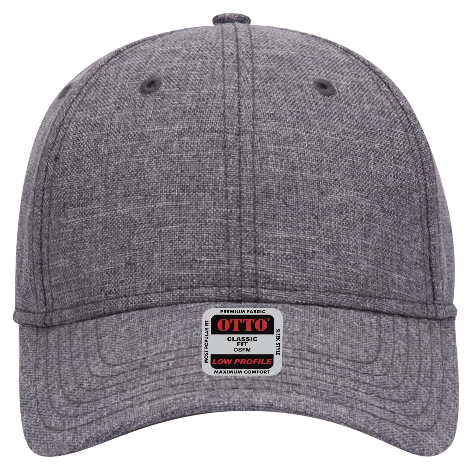 Right View of 103 - Heath. Ch. Gray OTTO CAP 6 Panel Low Profile Baseball Cap