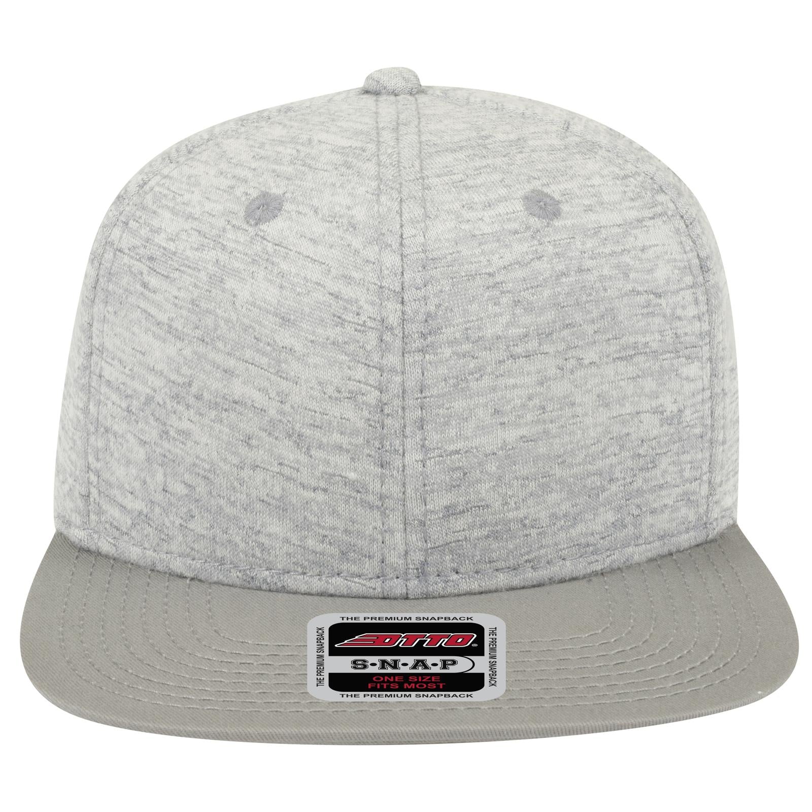 Right View of 1474 - Gry/H. Gry OTTO CAP "OTTO SNAP" 6 Panel Mid Profile Snapback Hat
