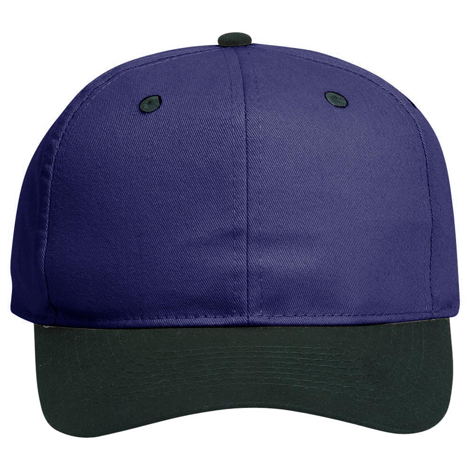 Right View of 1704 - Dk.Grn/Nvy OTTO CAP 6 Panel Mid Profile Baseball Cap