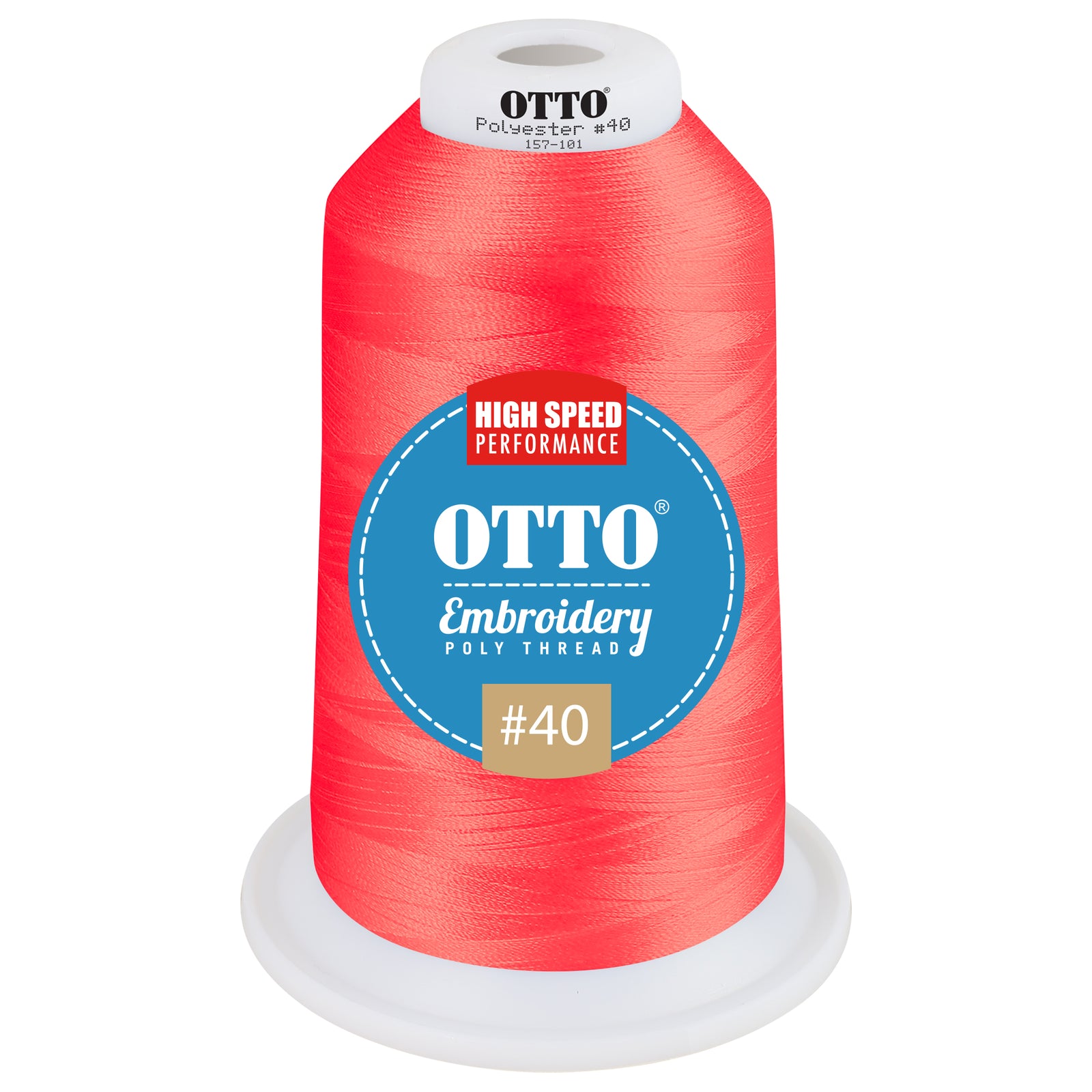 Front View of 3032 - Thread 3032 OTTO Embroidery Poly Thread #40 5,500 yd. King Cone