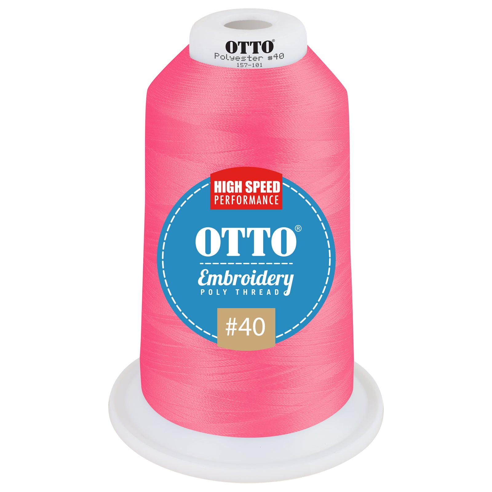 Front View of 3184 - Thread 3184 OTTO Embroidery Poly Thread #40 5,500 yd. King Cone