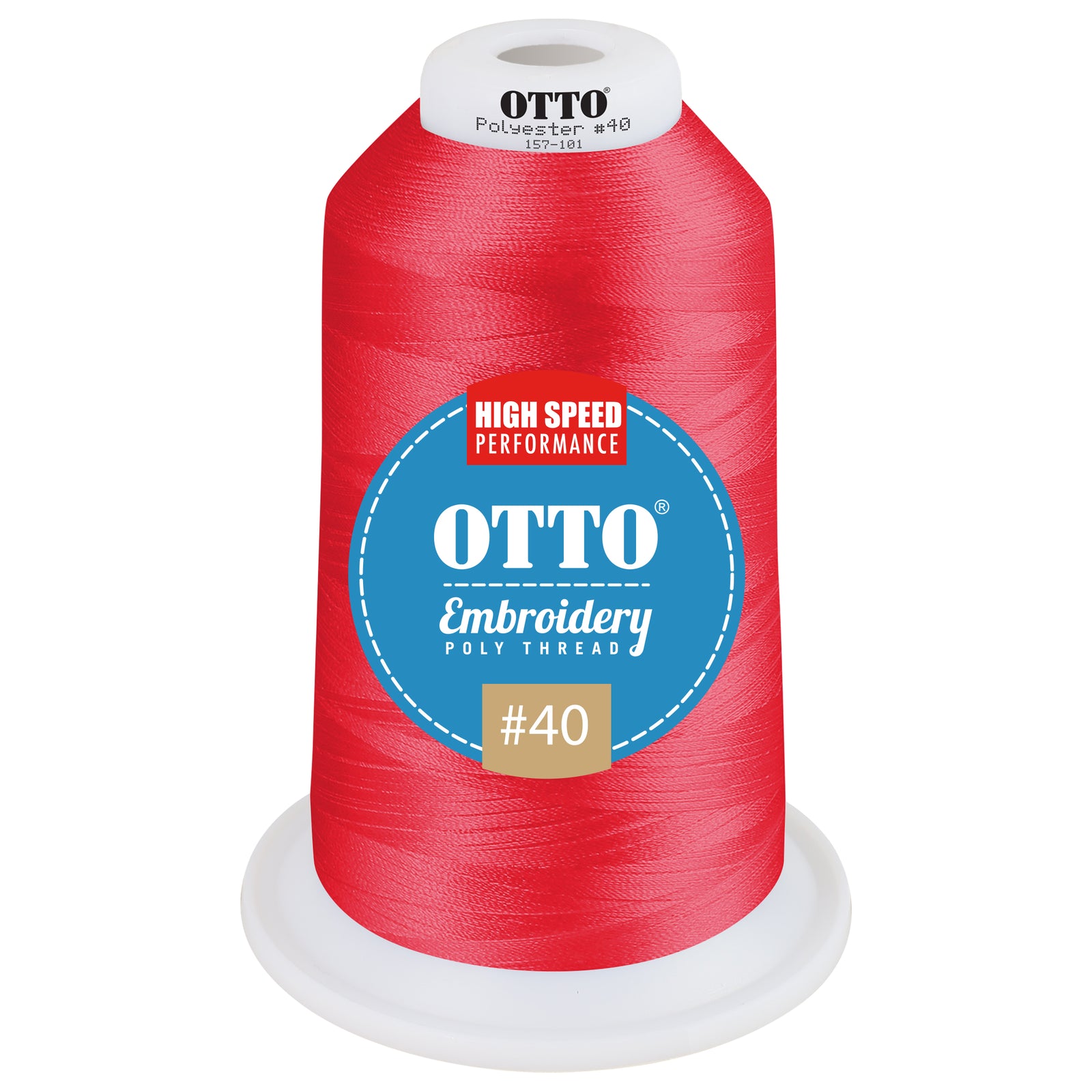 Front View of 3186 - Thread 3186 OTTO Embroidery Poly Thread #40 5,500 yd. King Cone