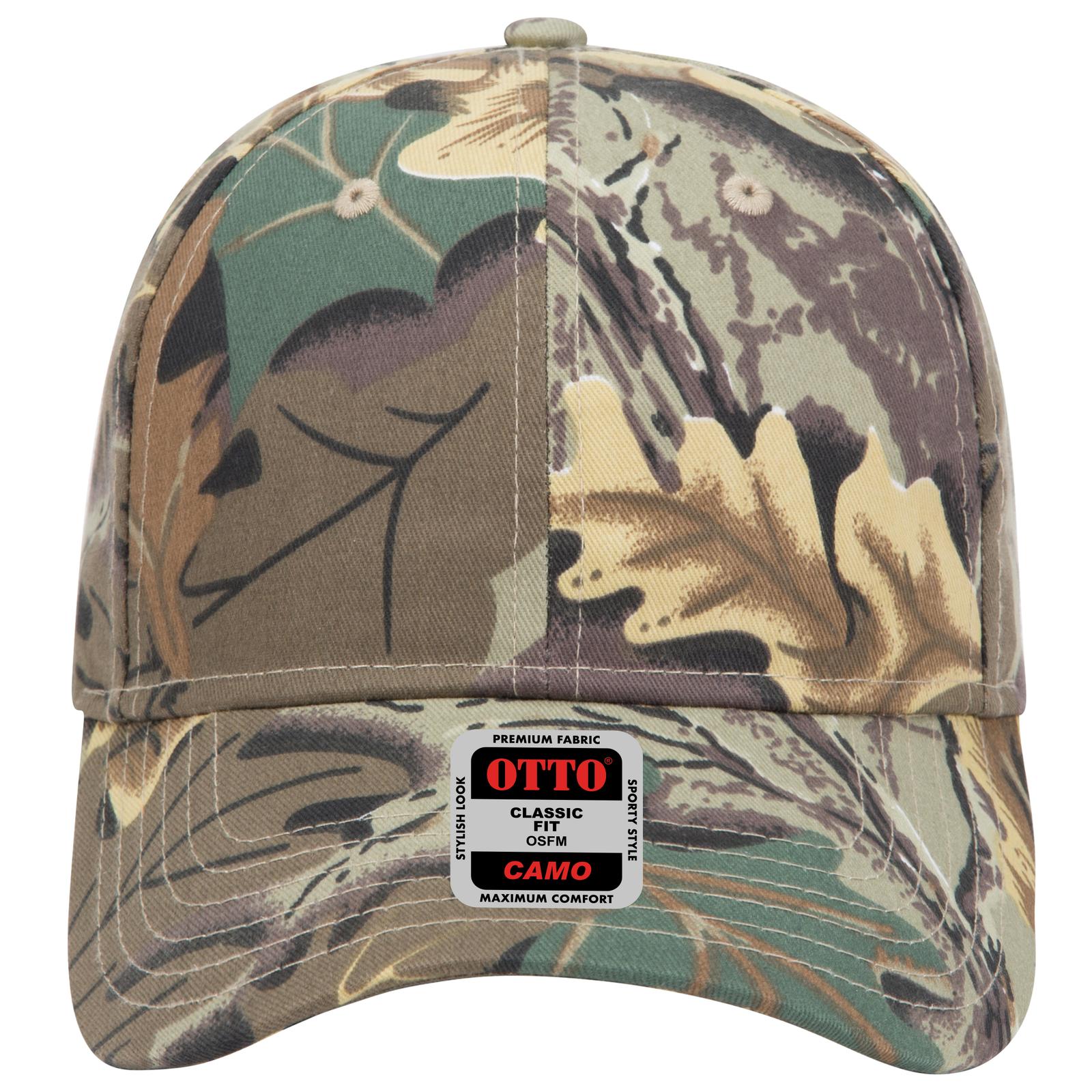 Right View of 320734 - Kha/Brn/Lt.Ol.Grn OTTO CAP Camouflage 6 Panel Low Profile Baseball Cap