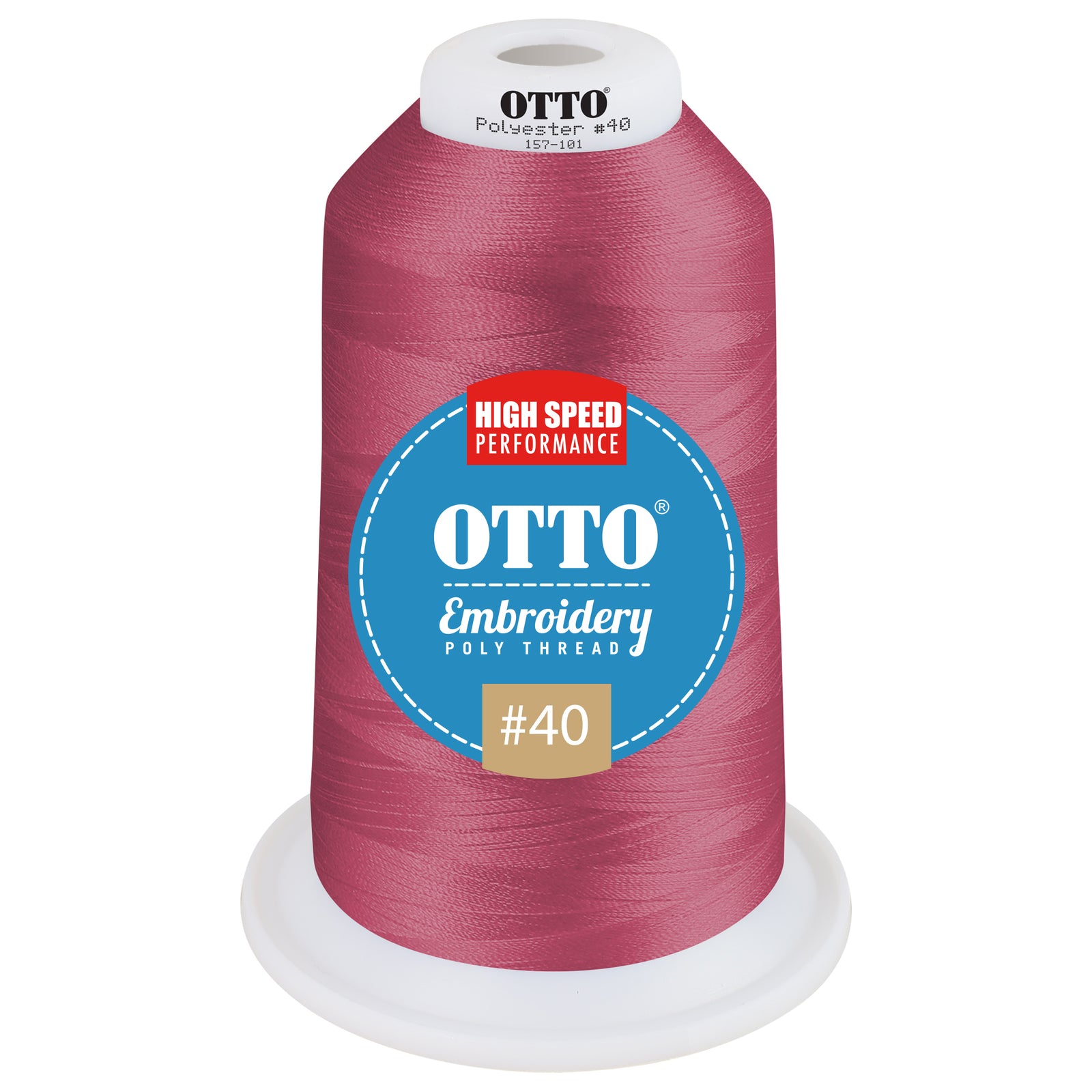 Front View of 3506 - Thread 3506 OTTO Embroidery Poly Thread #40 5,500 yd. King Cone