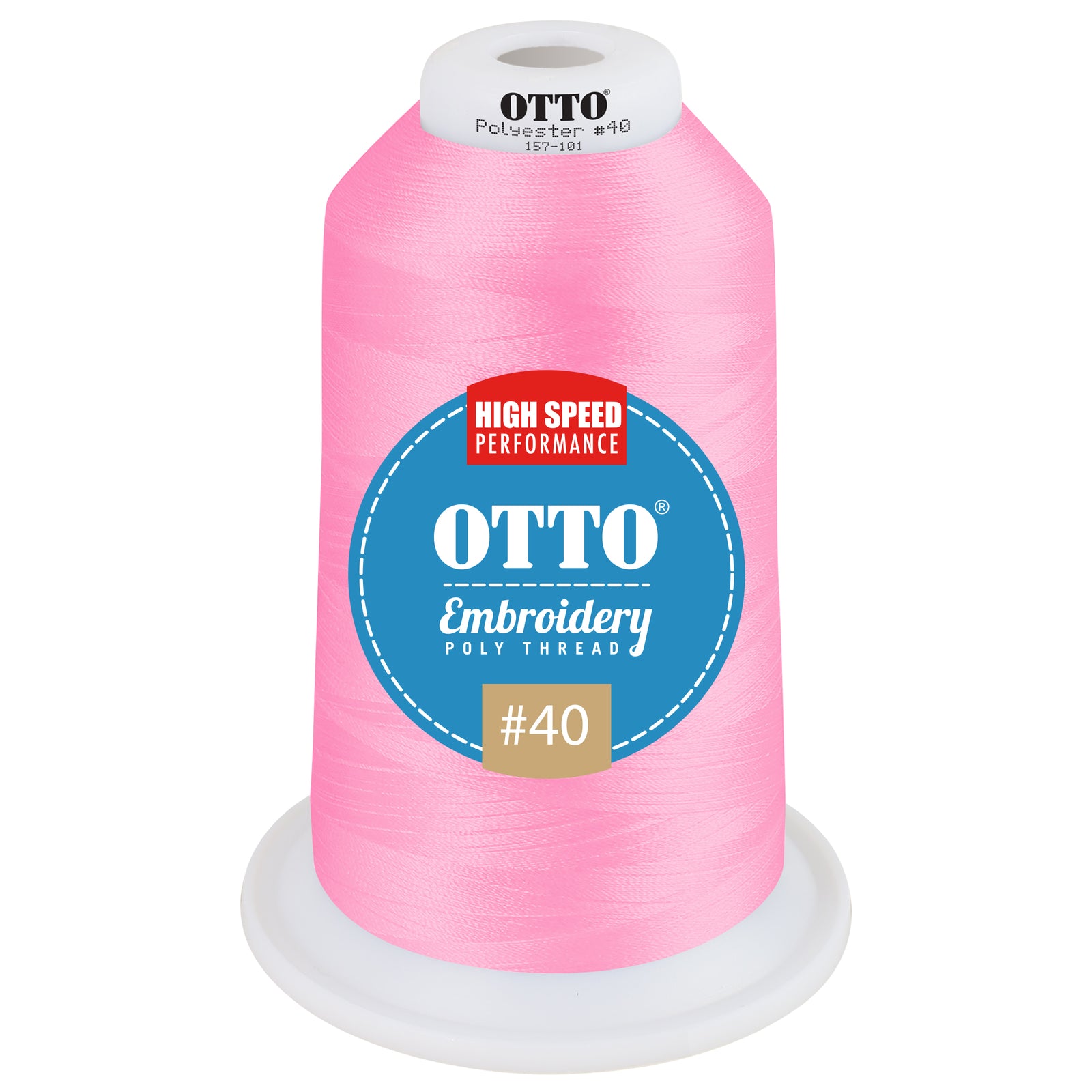 Front View of 41905 - Thread 41905 OTTO Embroidery Poly Thread #40 5,500 yd. King Cone