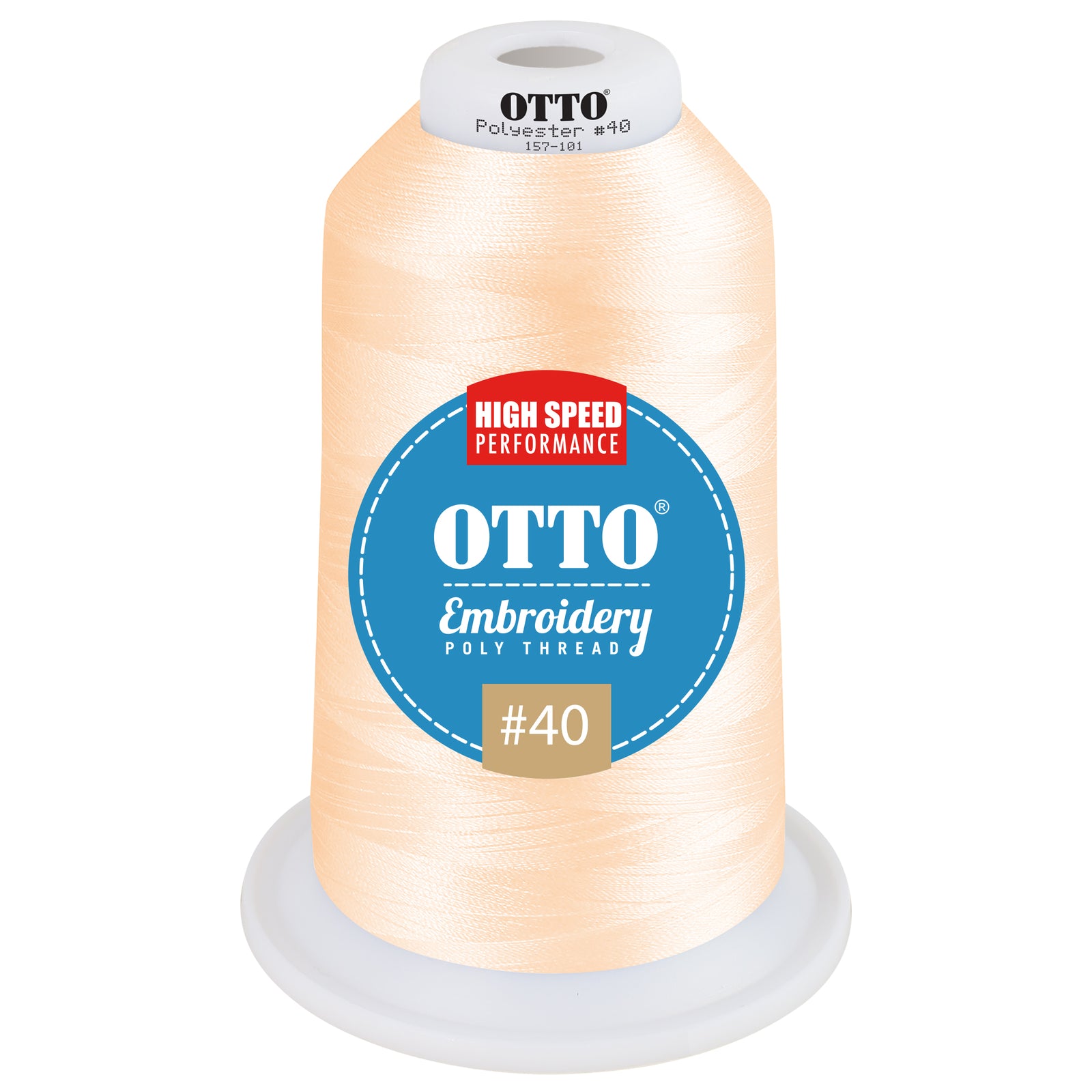 Front View of 42015 - Thread 42015 OTTO Embroidery Poly Thread #40 5,500 yd. King Cone