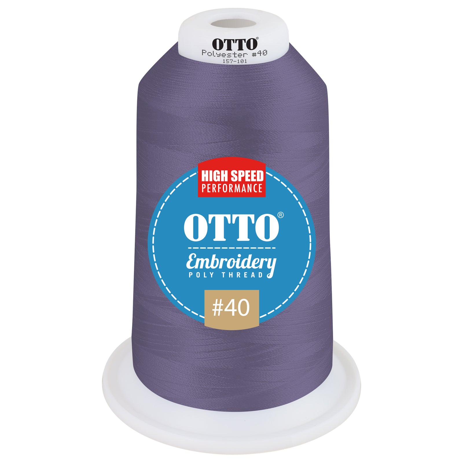 Front View of 42364 - Thread 42364 OTTO Embroidery Poly Thread #40 5,500 yd. King Cone