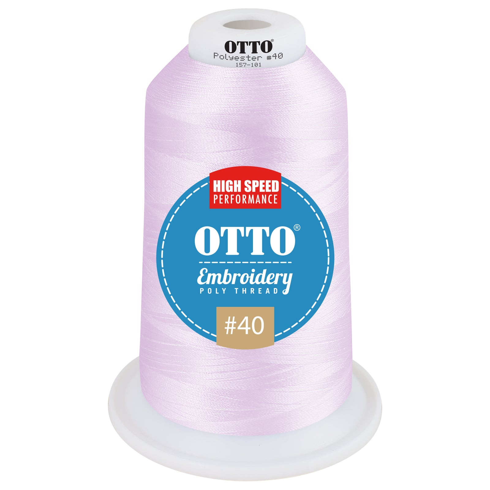 Front View of 42567 - Thread 42567 OTTO Embroidery Poly Thread #40 5,500 yd. King Cone
