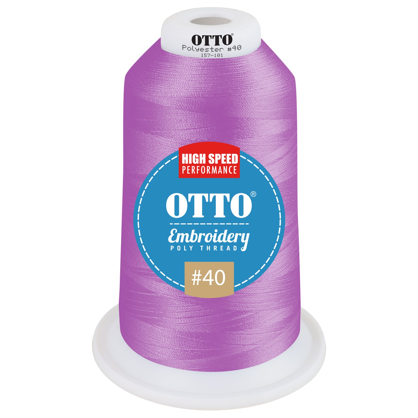 Front View of 42593 - Thread 42593 OTTO Embroidery Poly Thread #40 5,500 yd. King Cone