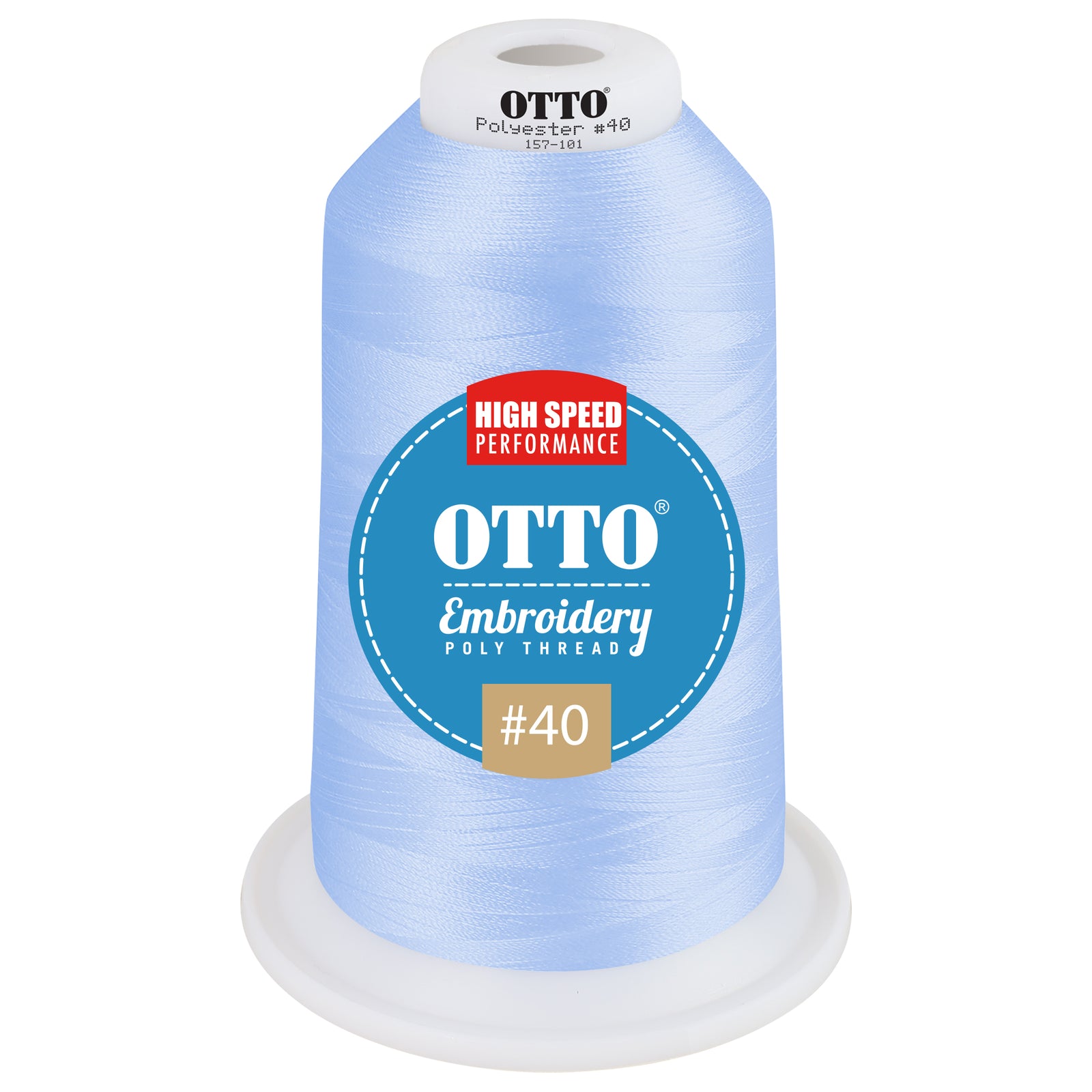 Front View of 42717 - Thread 42717 OTTO Embroidery Poly Thread #40 5,500 yd. King Cone
