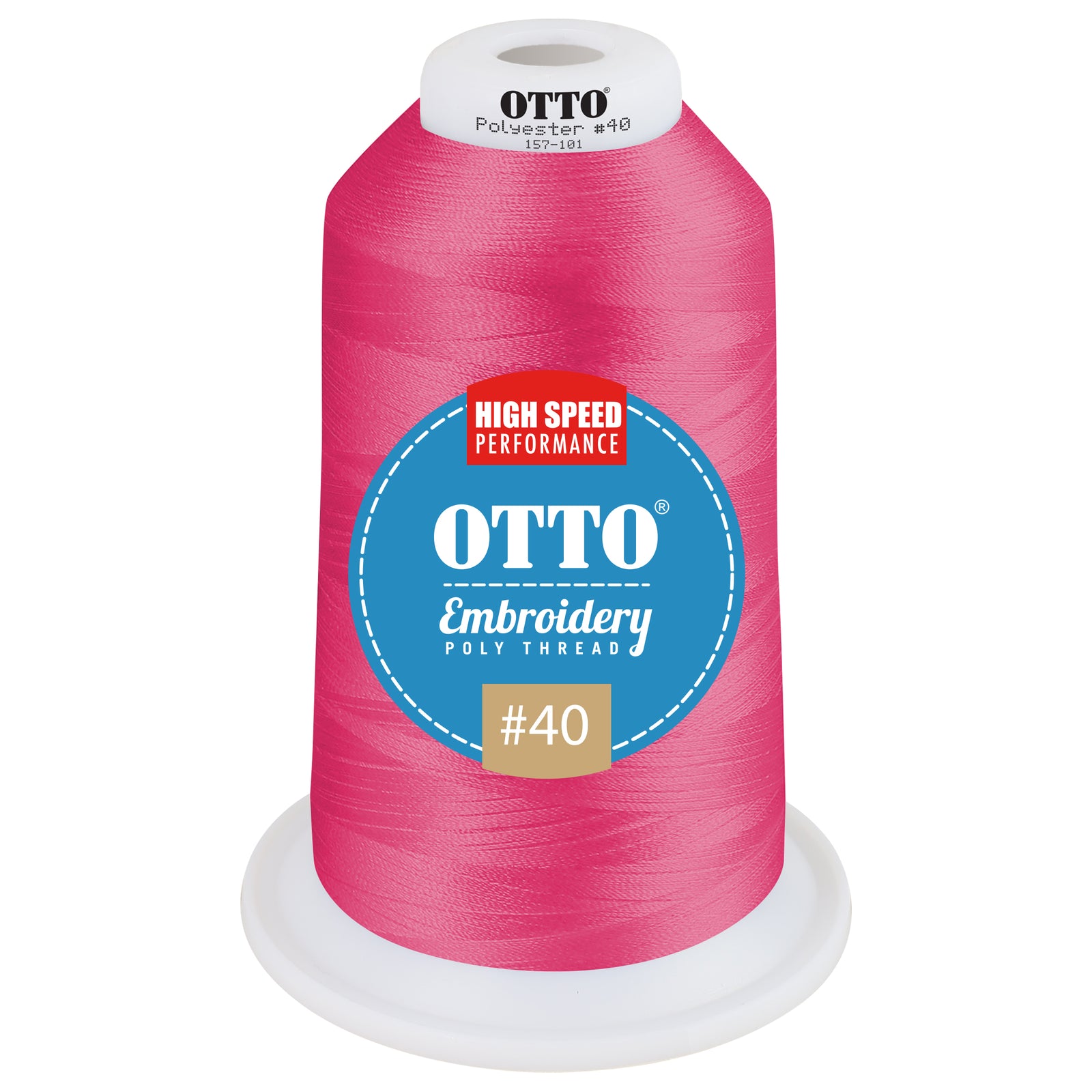 Front View of 47425 - Thread 47425 OTTO Embroidery Poly Thread #40 5,500 yd. King Cone
