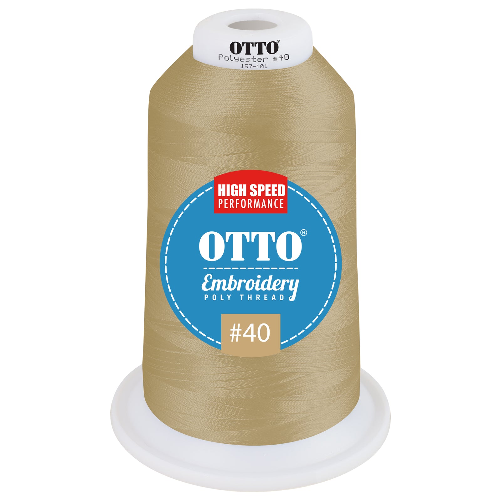 Front View of 47503 - Thread 47503 OTTO Embroidery Poly Thread #40 5,500 yd. King Cone