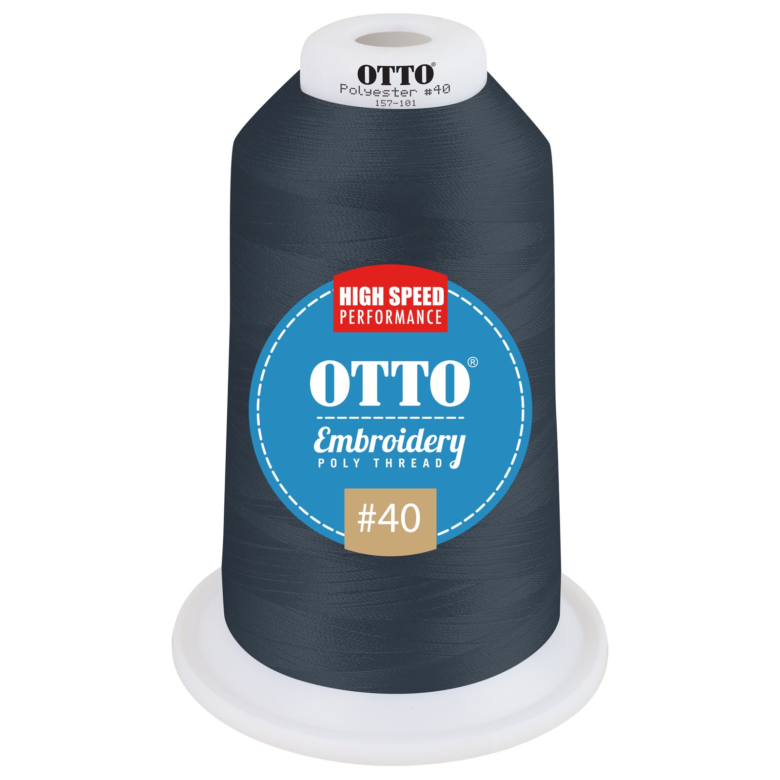 Front View of 47546 - Thread 47546 OTTO Embroidery Poly Thread #40 5,500 yd. King Cone