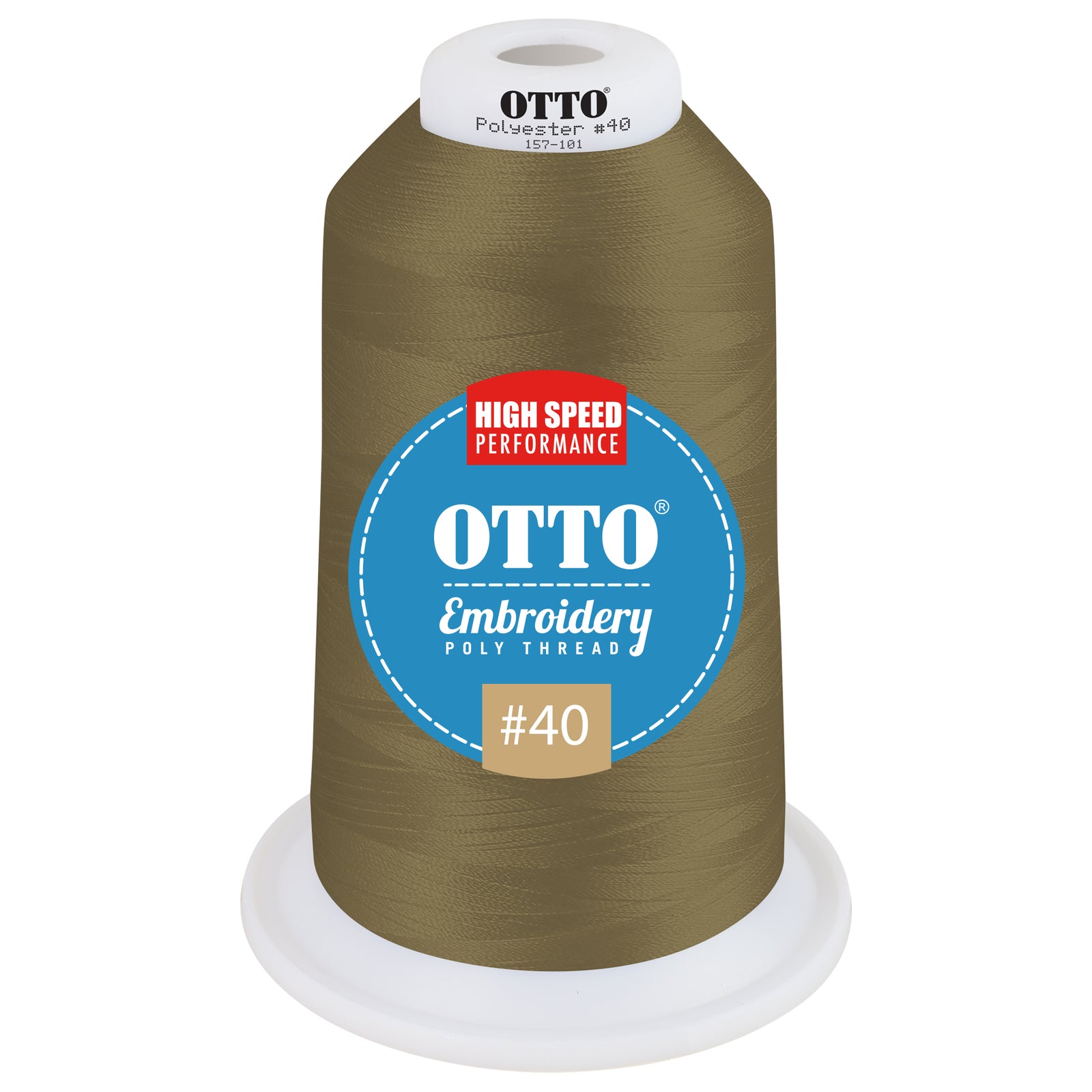Front View of 47561 - Thread 47561 OTTO Embroidery Poly Thread #40 5,500 yd. King Cone