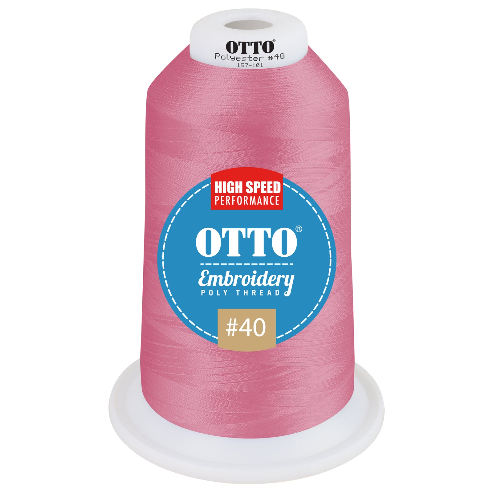 Front View of 47634 - Thread 47634 OTTO Embroidery Poly Thread #40 5,500 yd. King Cone
