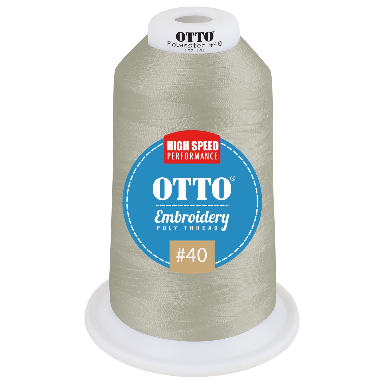 Front View of 48380 - Thread 48380 OTTO Embroidery Poly Thread #40 5,500 yd. King Cone