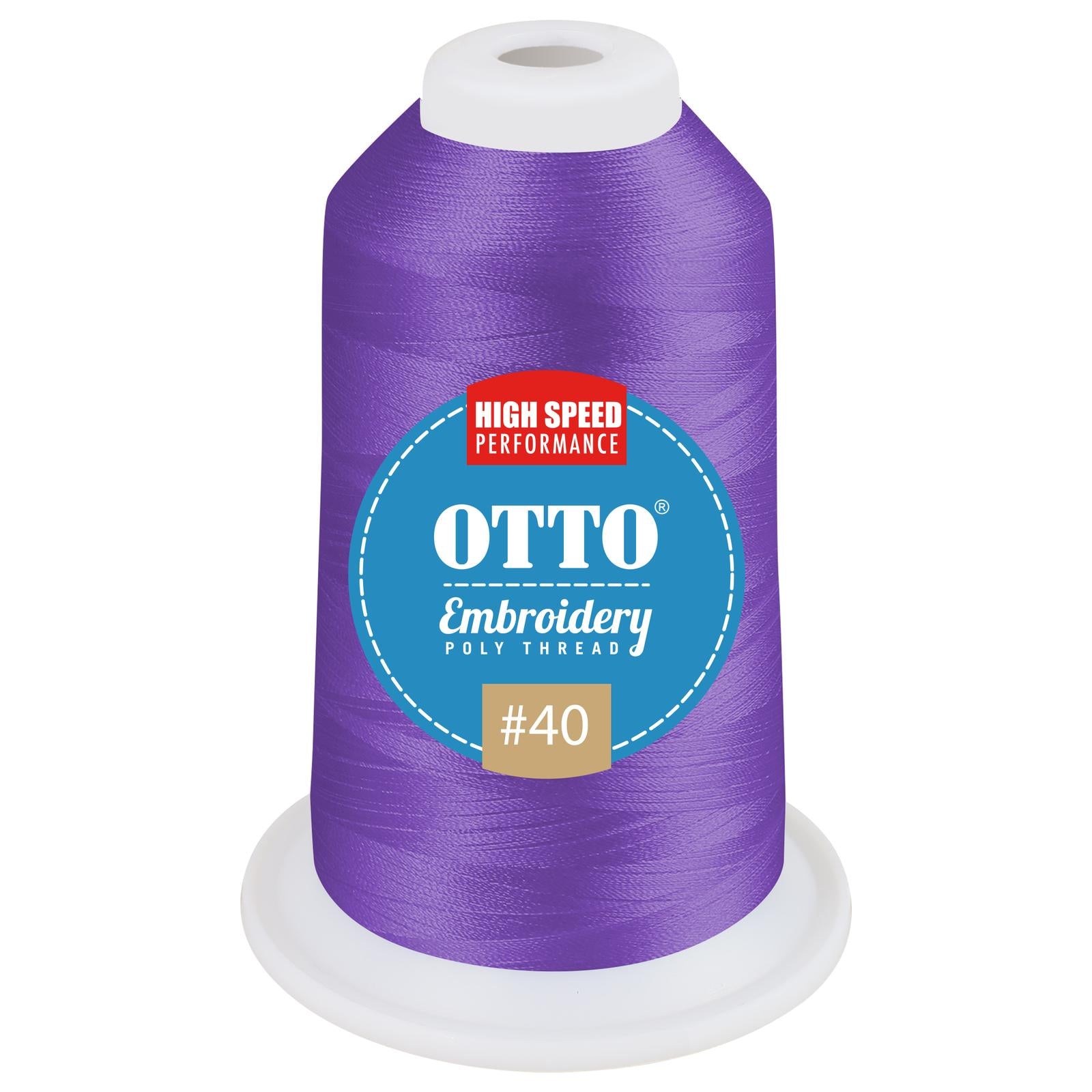 Front View of 510219 - Thread 510219 OTTO Embroidery Poly Thread #40 1,100 yd. Cone
